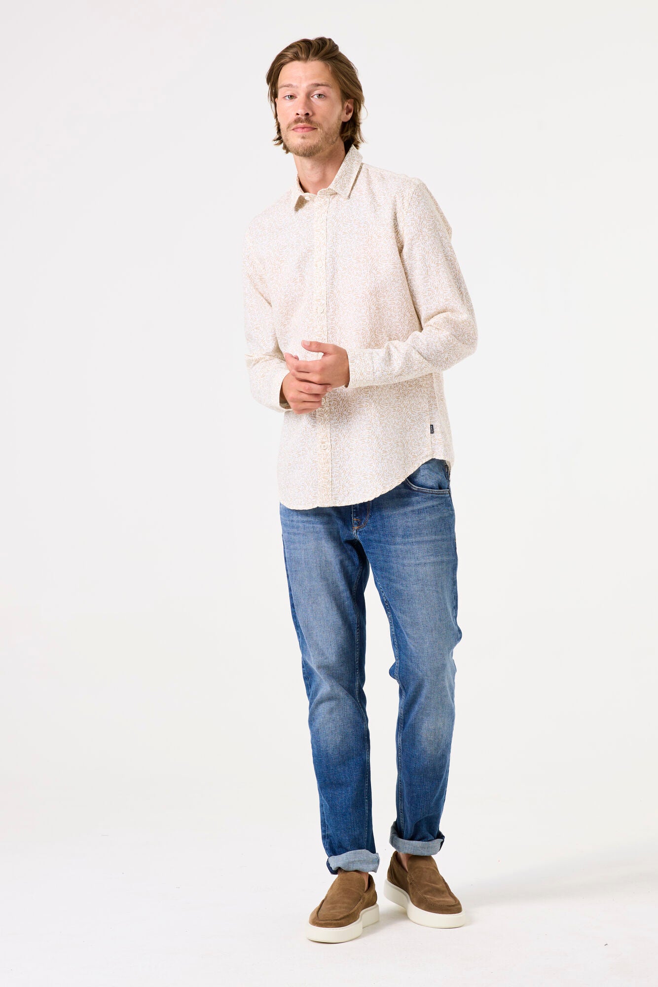 C51281_men`s shirt ls White