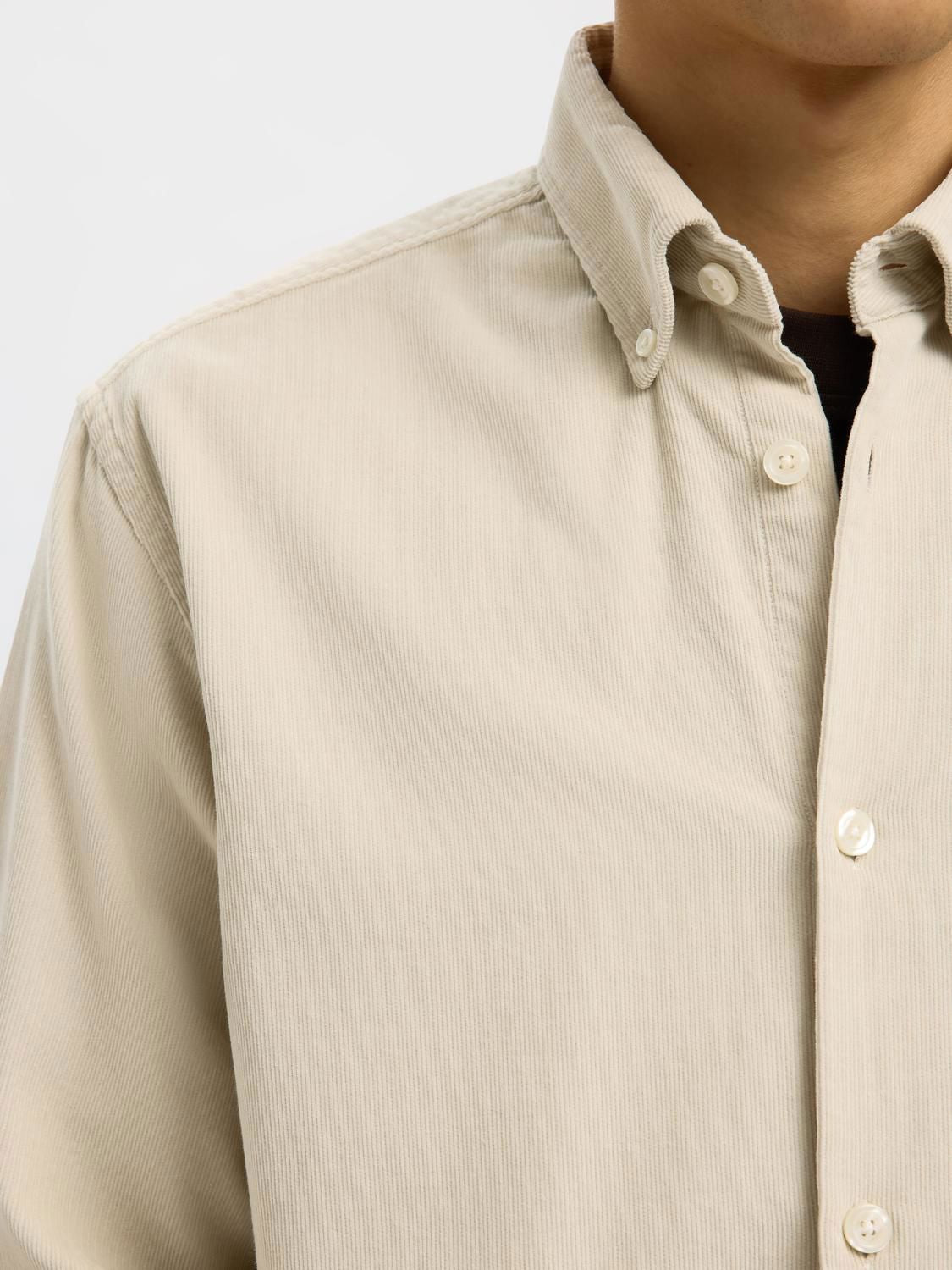 Slmregcole Danni Cord Bd Ls Shirt Noos Moonstruck