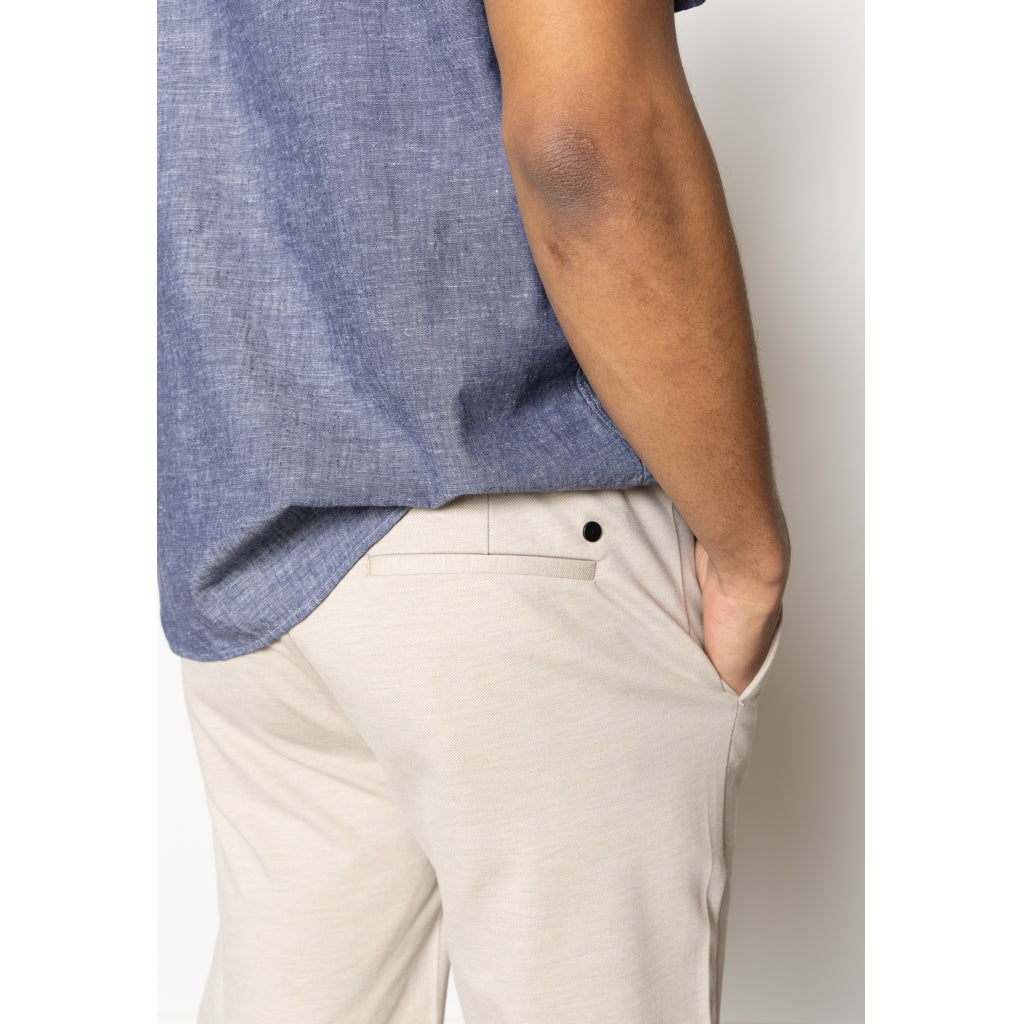 Milano Brendon Jersey Shorts Ecru