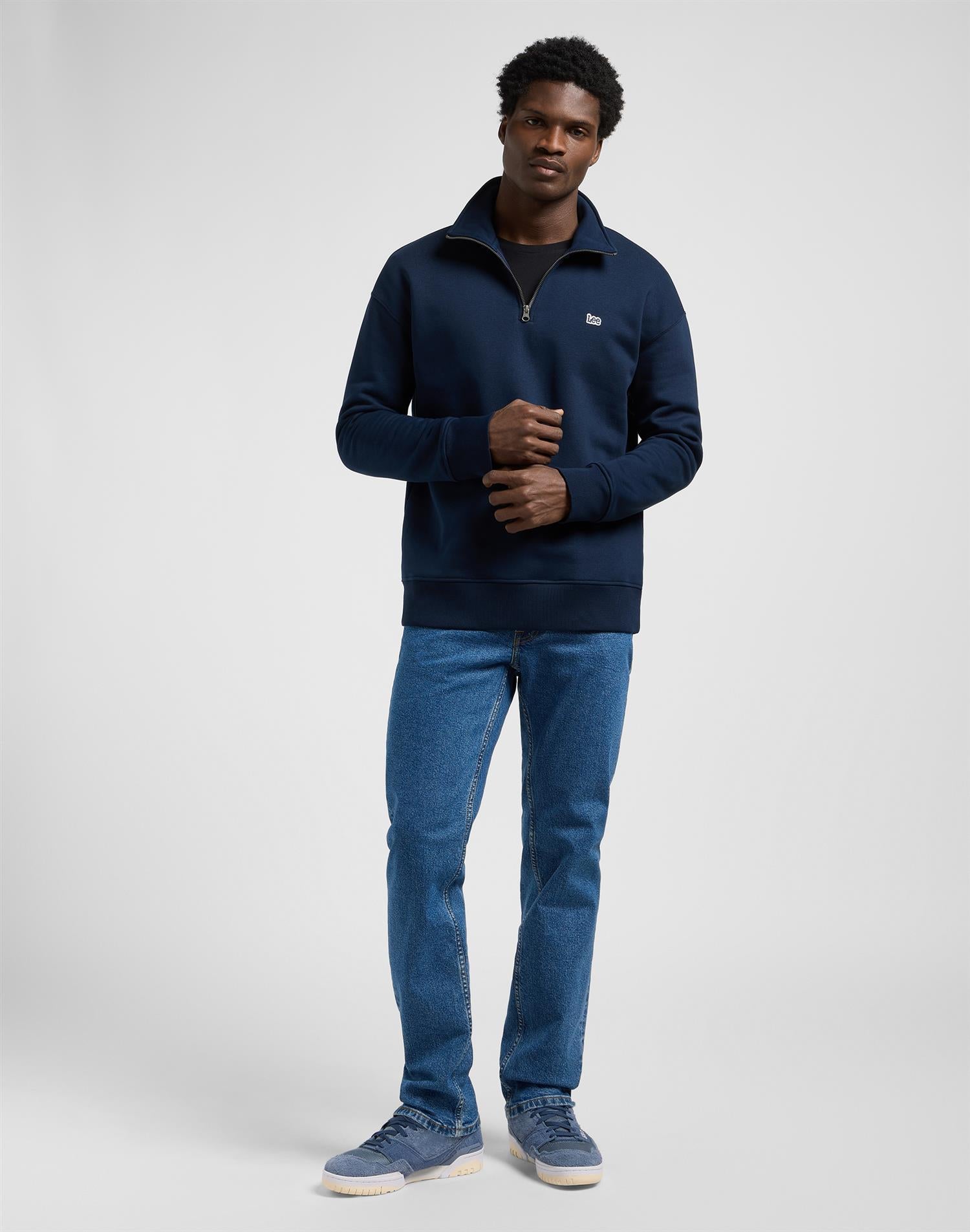 Half zip ses rivet navy Rivet Navy