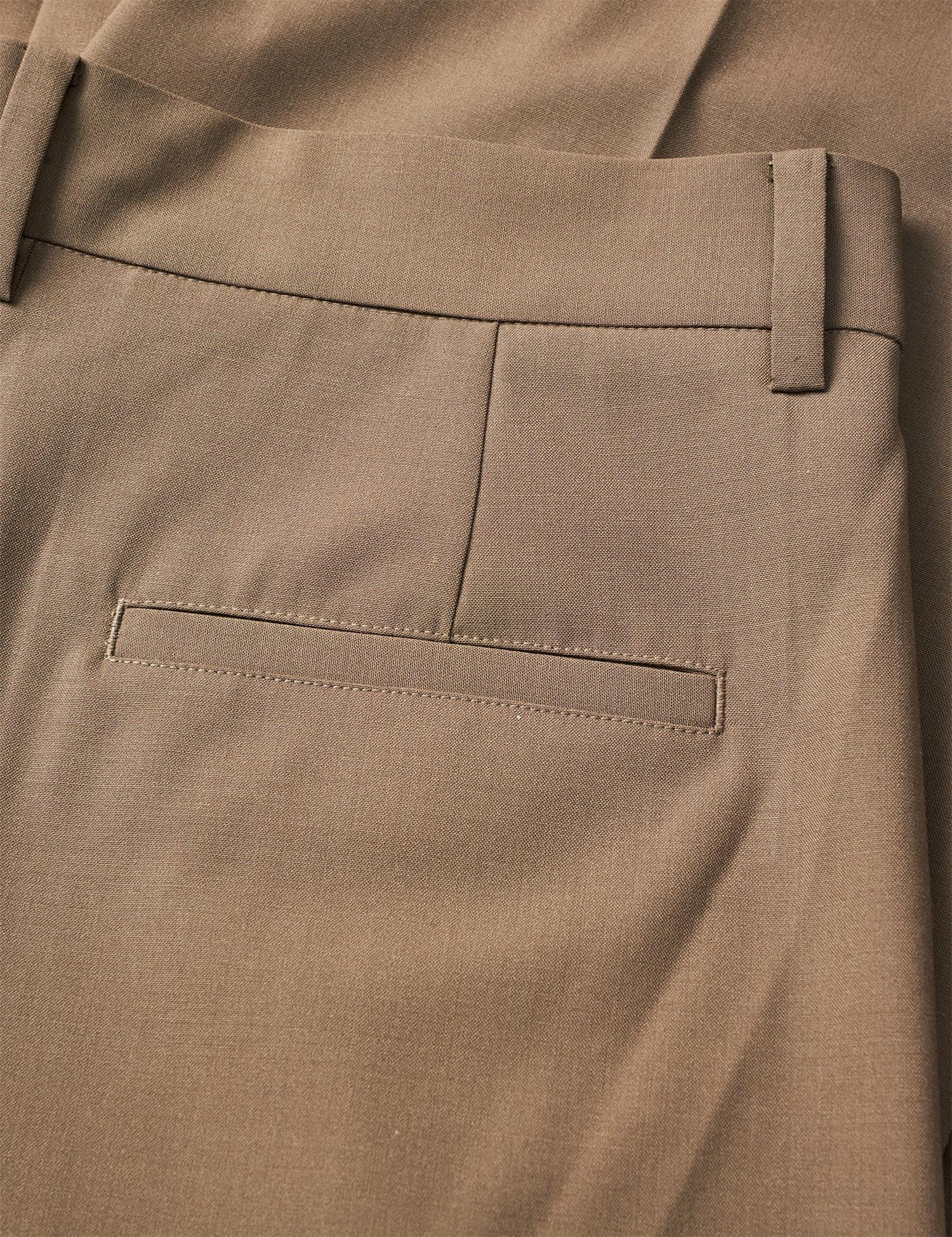 Dense Weave Henry Pants Walnut