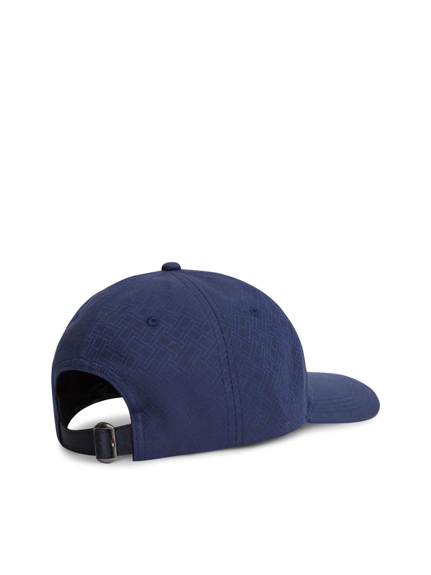 Th Flag Jacquard 6 Panel Cap Space Blue