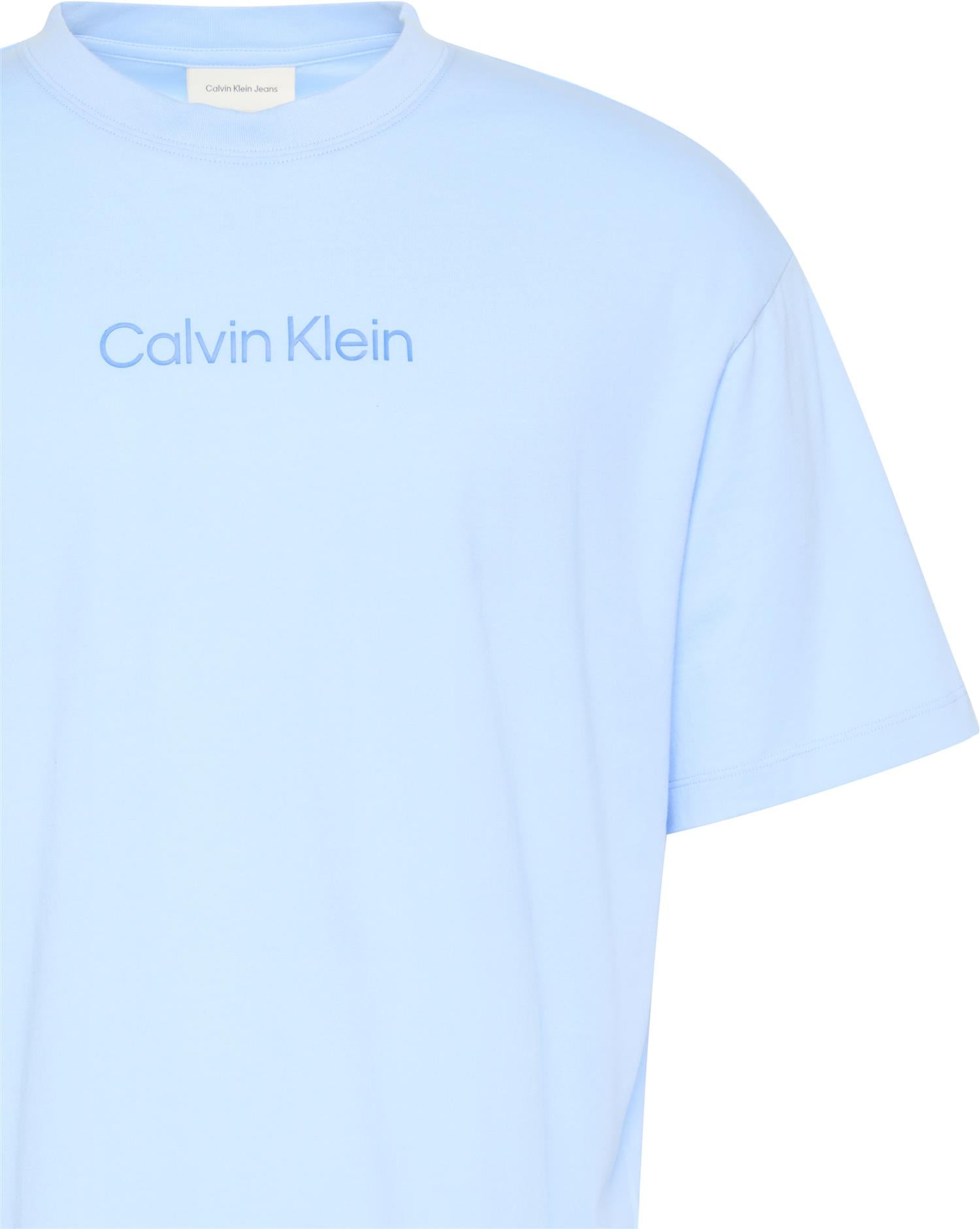 Ss Standard Logo 30s Crewnk Tee Track Blue