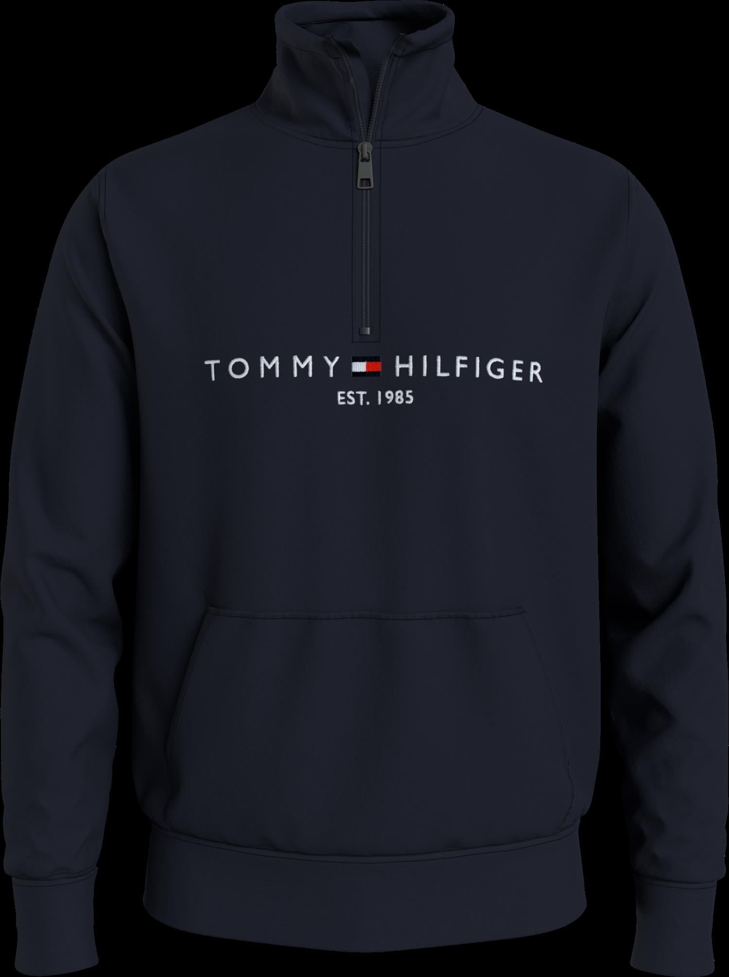 Tommy Logo Mockneck Desert Sky