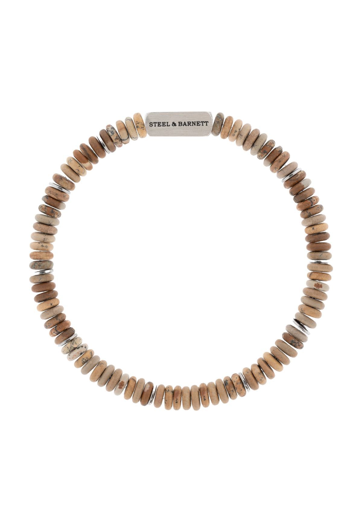 Stones Bracelet Two Tone Matt Wood