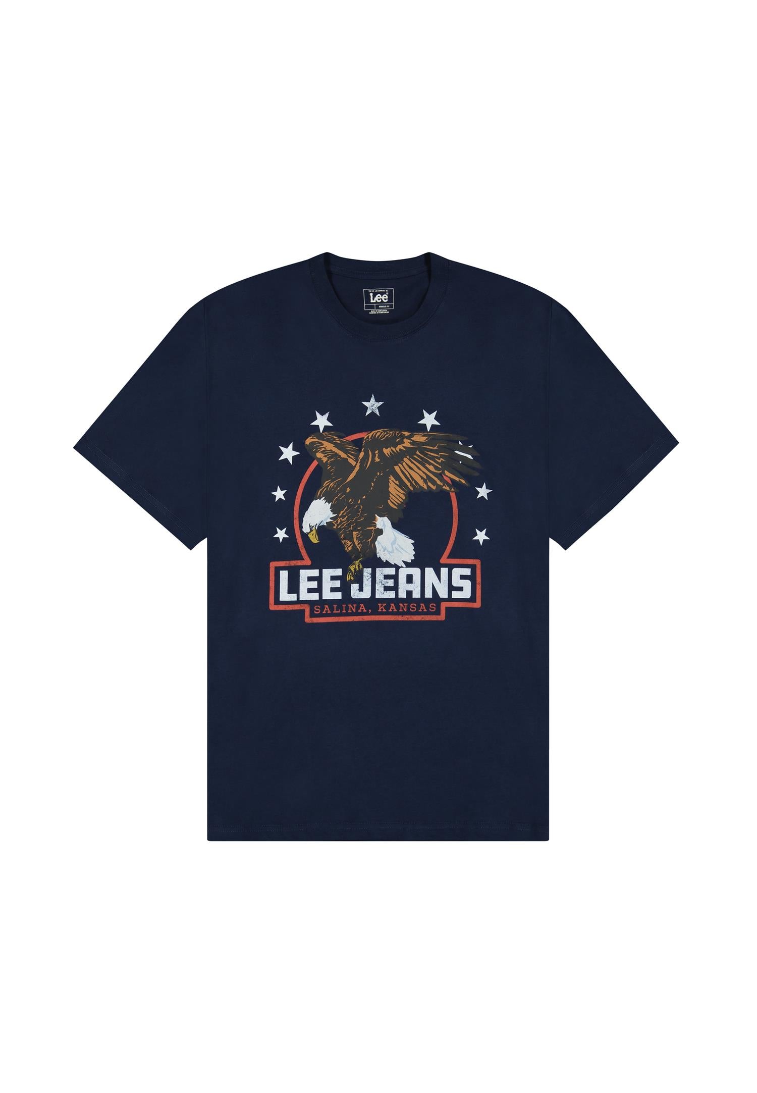 Essential Graphic Tee Rivet Navy