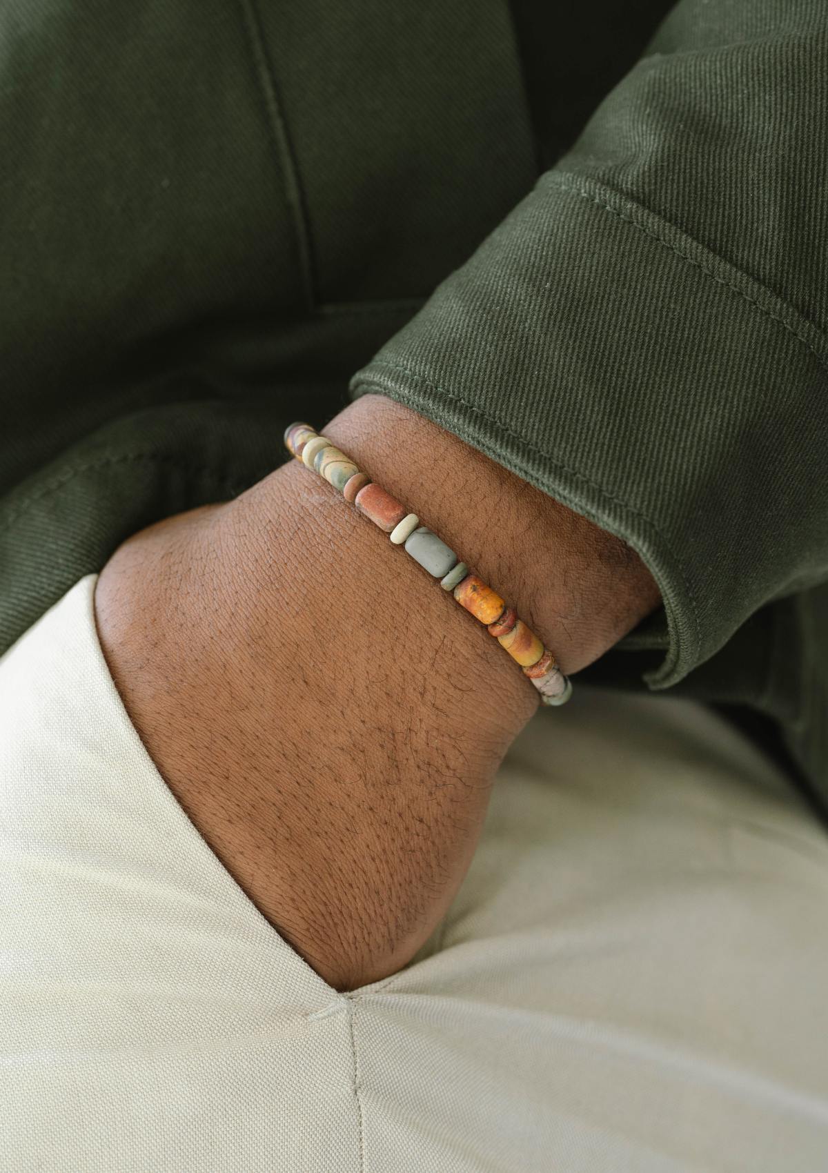 Stones Bracelet Colourful Cal Matt Pine