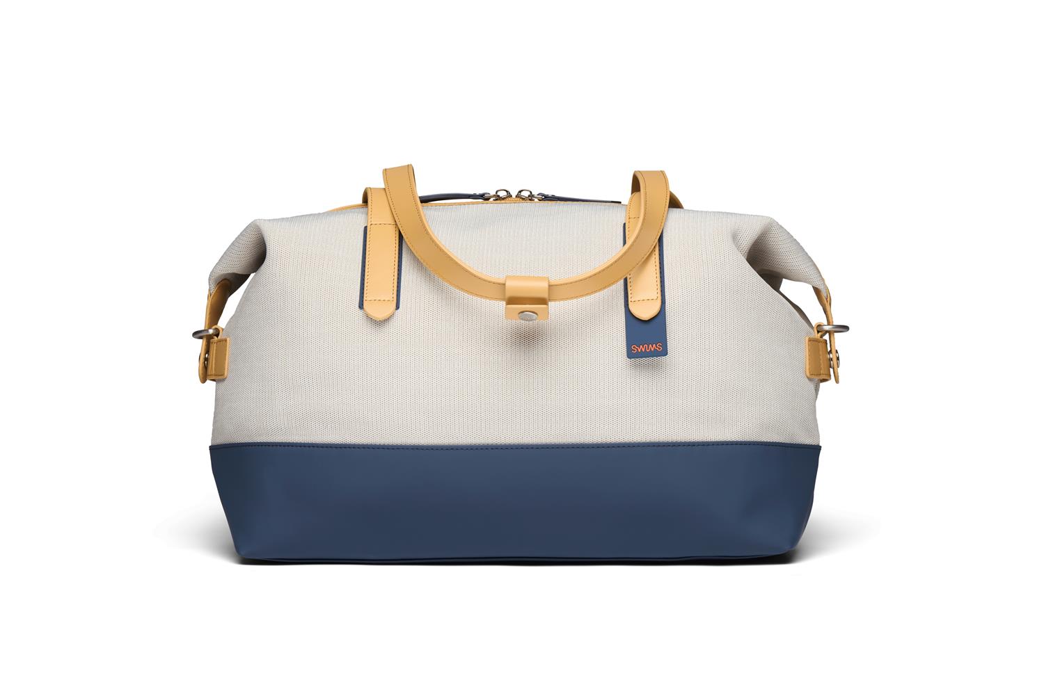 24H knit Holdall w/shoulder strap Dark Navy Sand