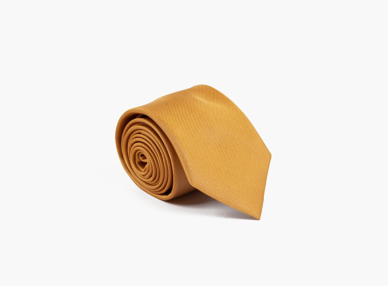 Basic 100% silke Slips 7,6 cm Dk Yellow
