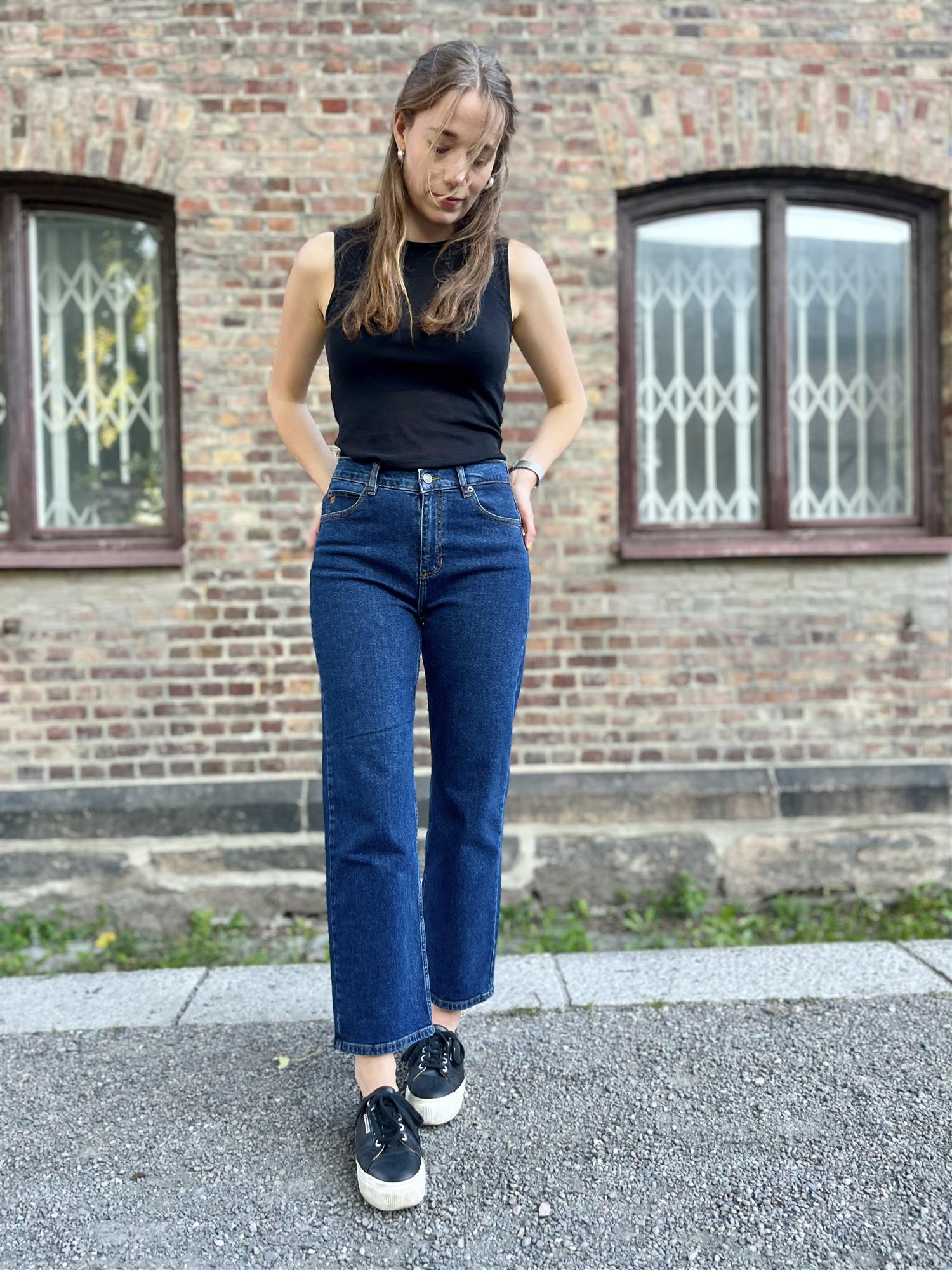 KatelinIW Keza Straight Jeans Blue Denim