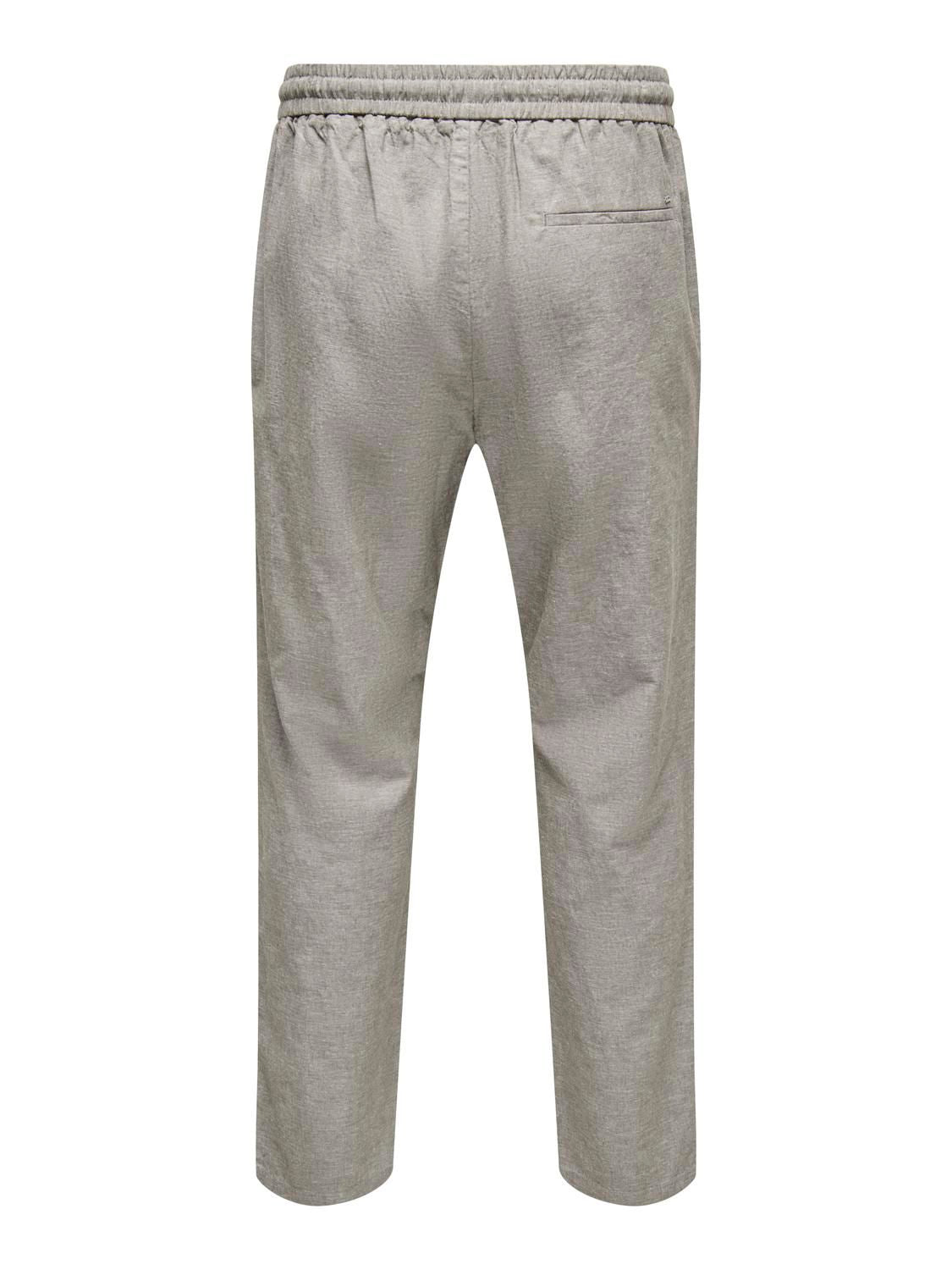 Onslinus Crop 0007 Cot Lin Pnt Noos Bungee Cord Two Tone (White)