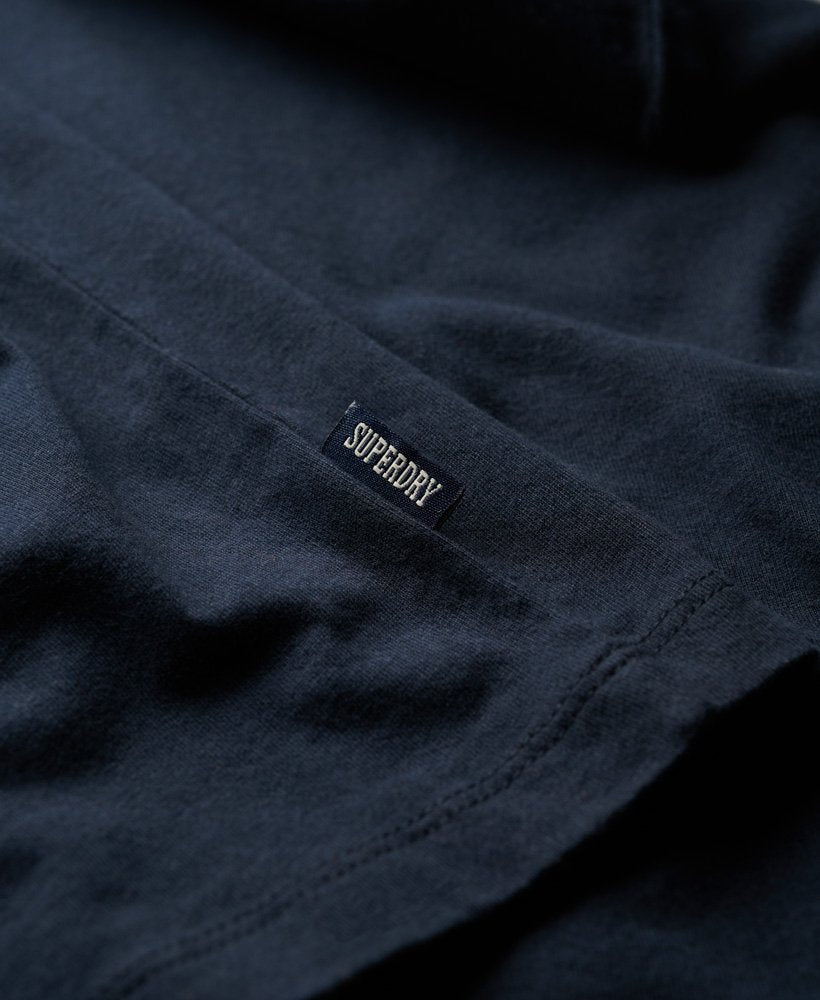 Essential LOGO EMB TEE Eclipse Navy