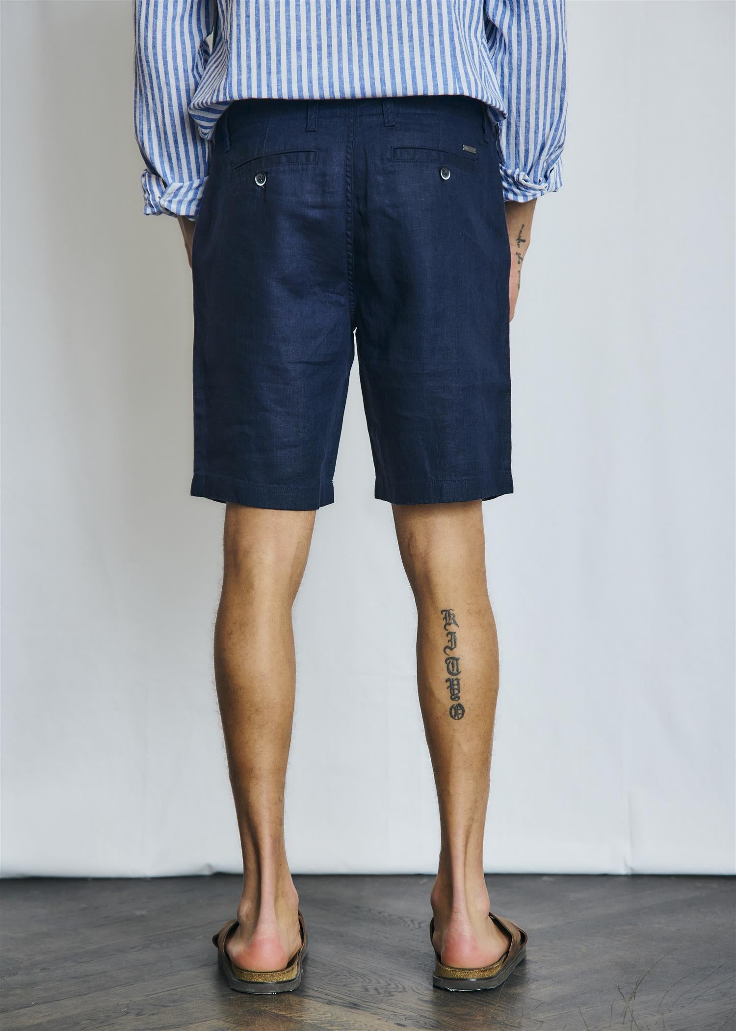 BS Peppon Regular Fit Shorts Navy