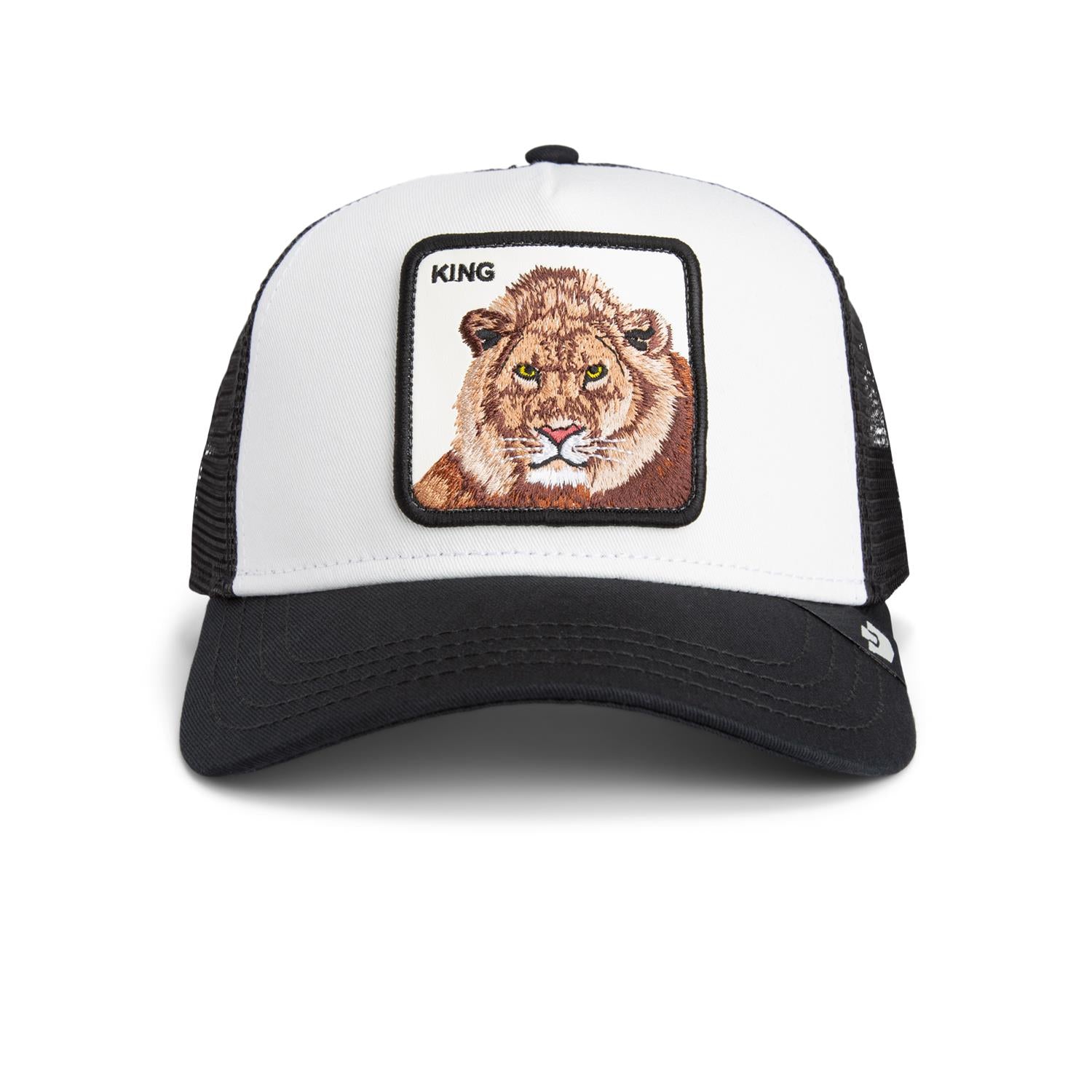 The King Lion Trucker Black White