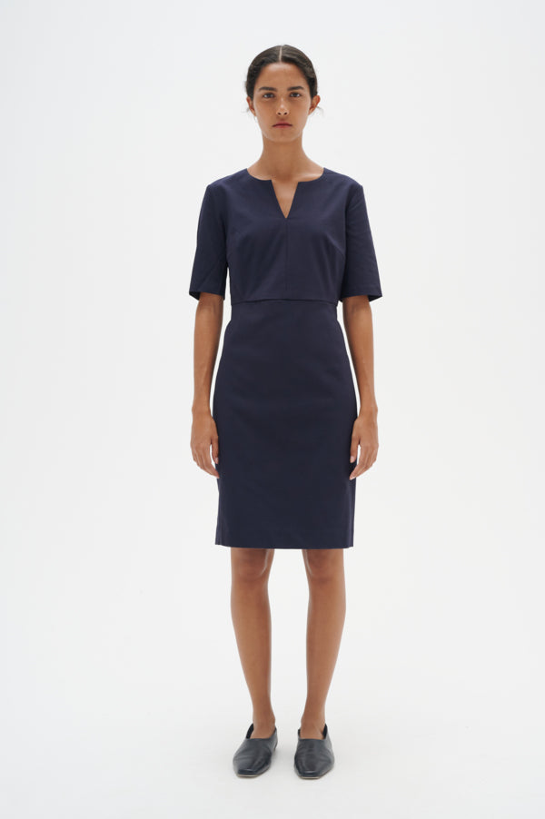 Zella Dress Marine Blue