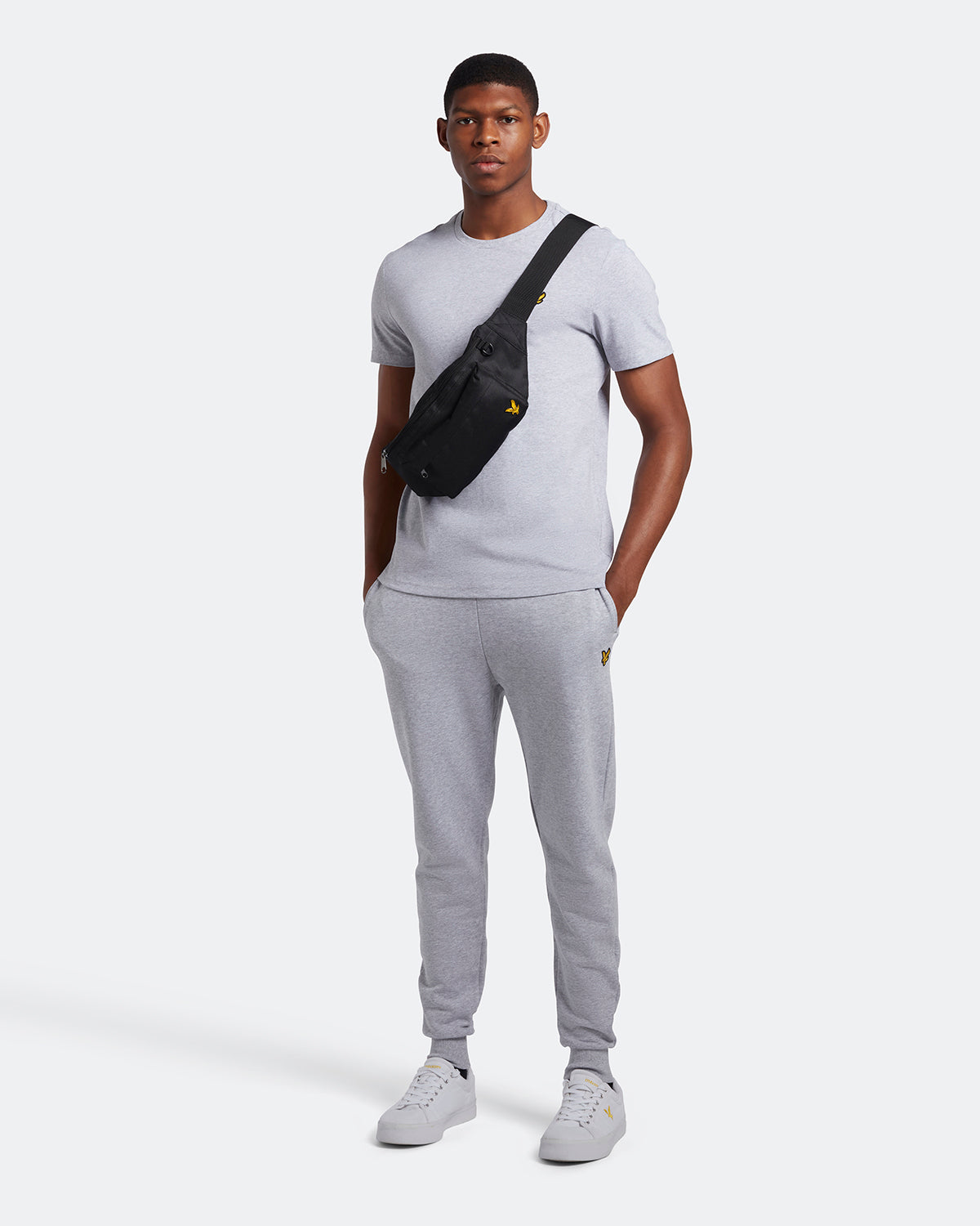 Plain T-Shirt Light Grey Mel