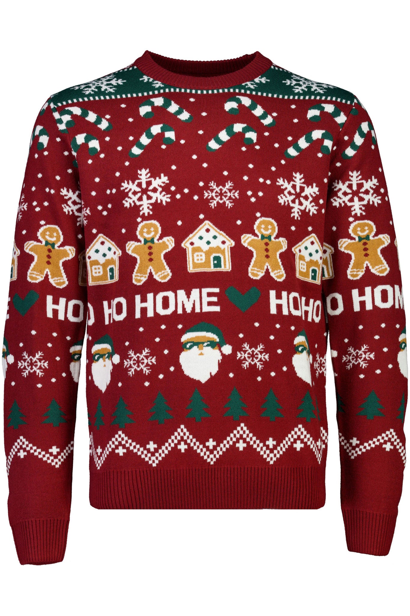 Santa sweater Dark Red