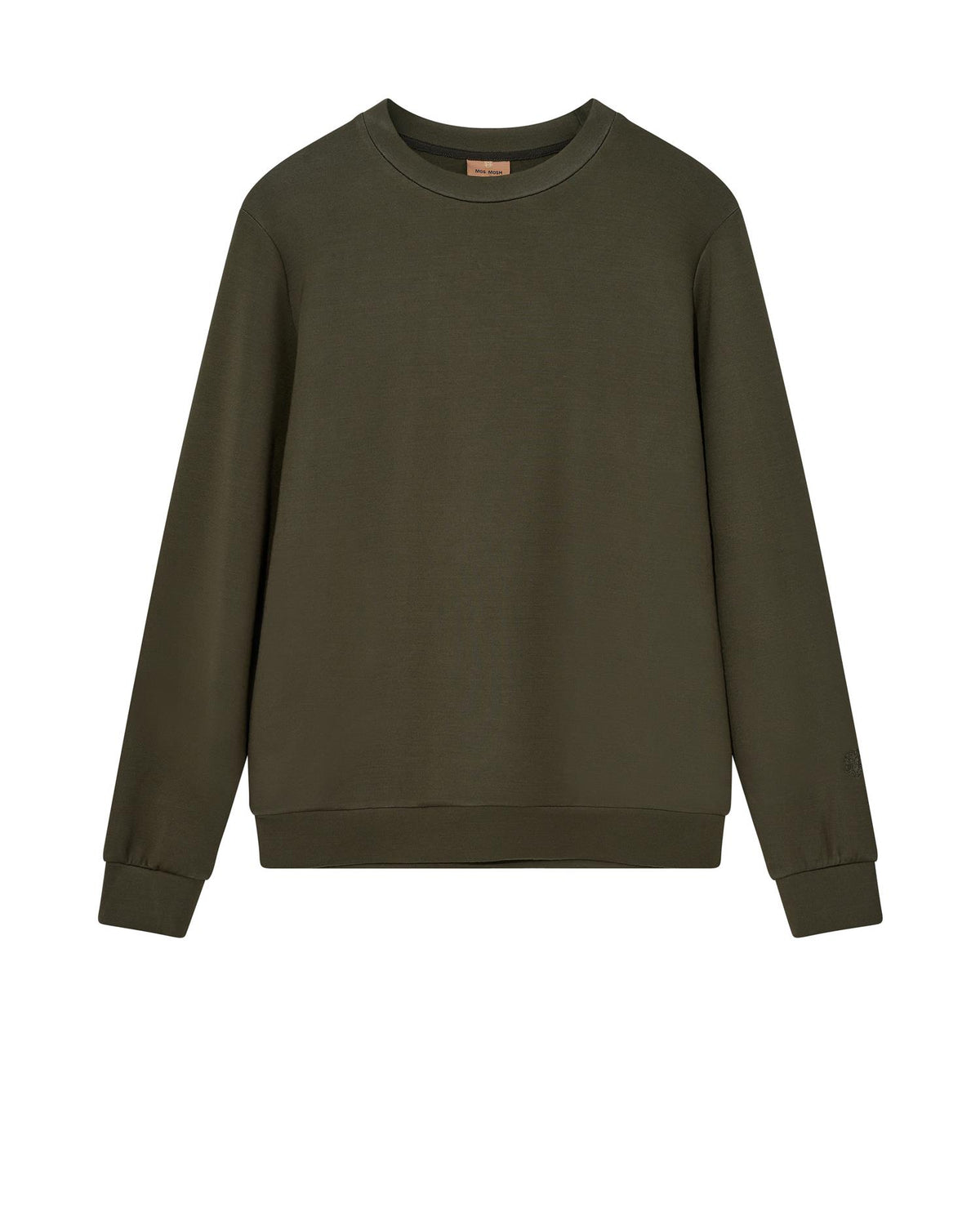 Mmgabel Crew Neck Sweat Dk Army Green