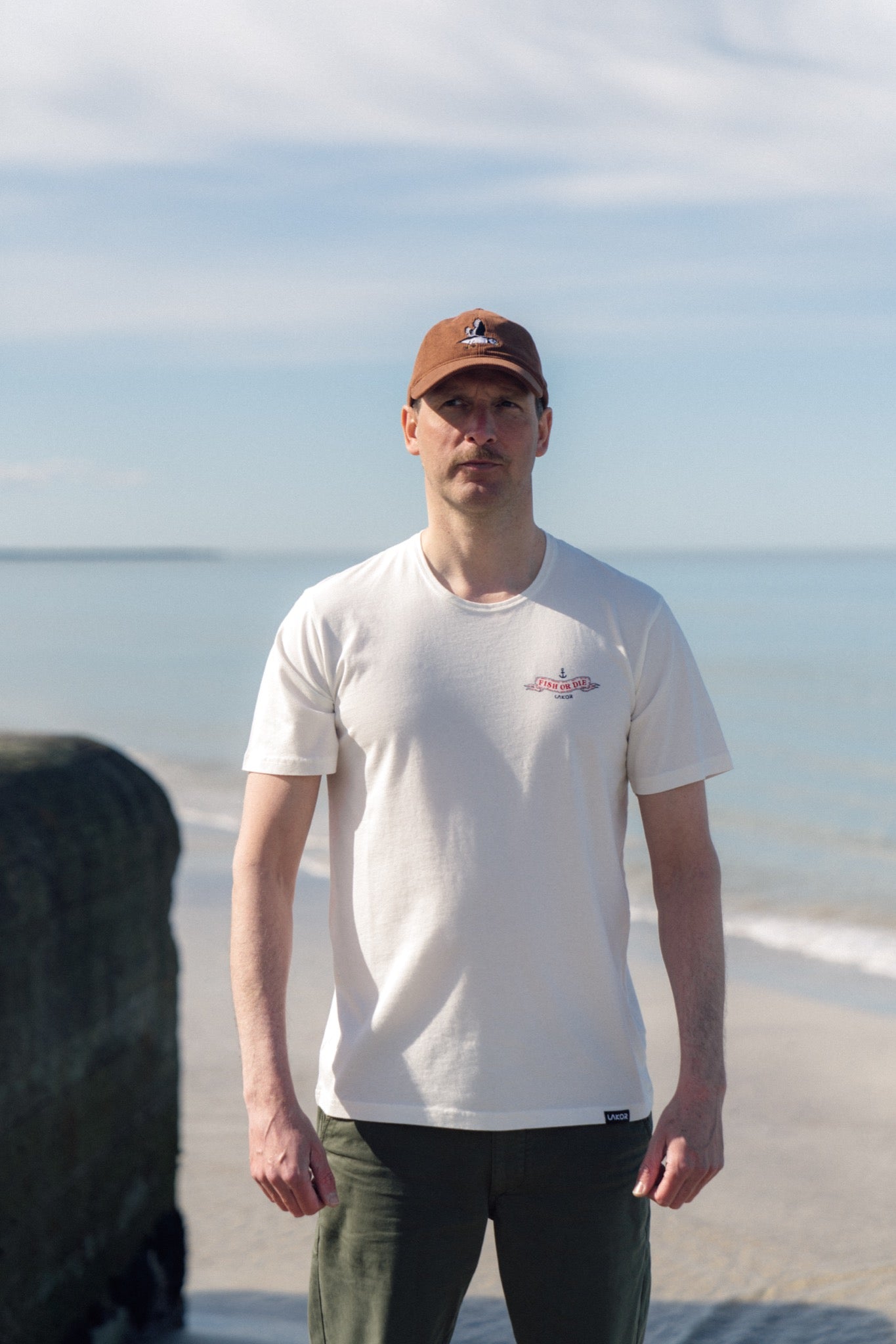 The Smoking Salmon t-shirt Starwhite