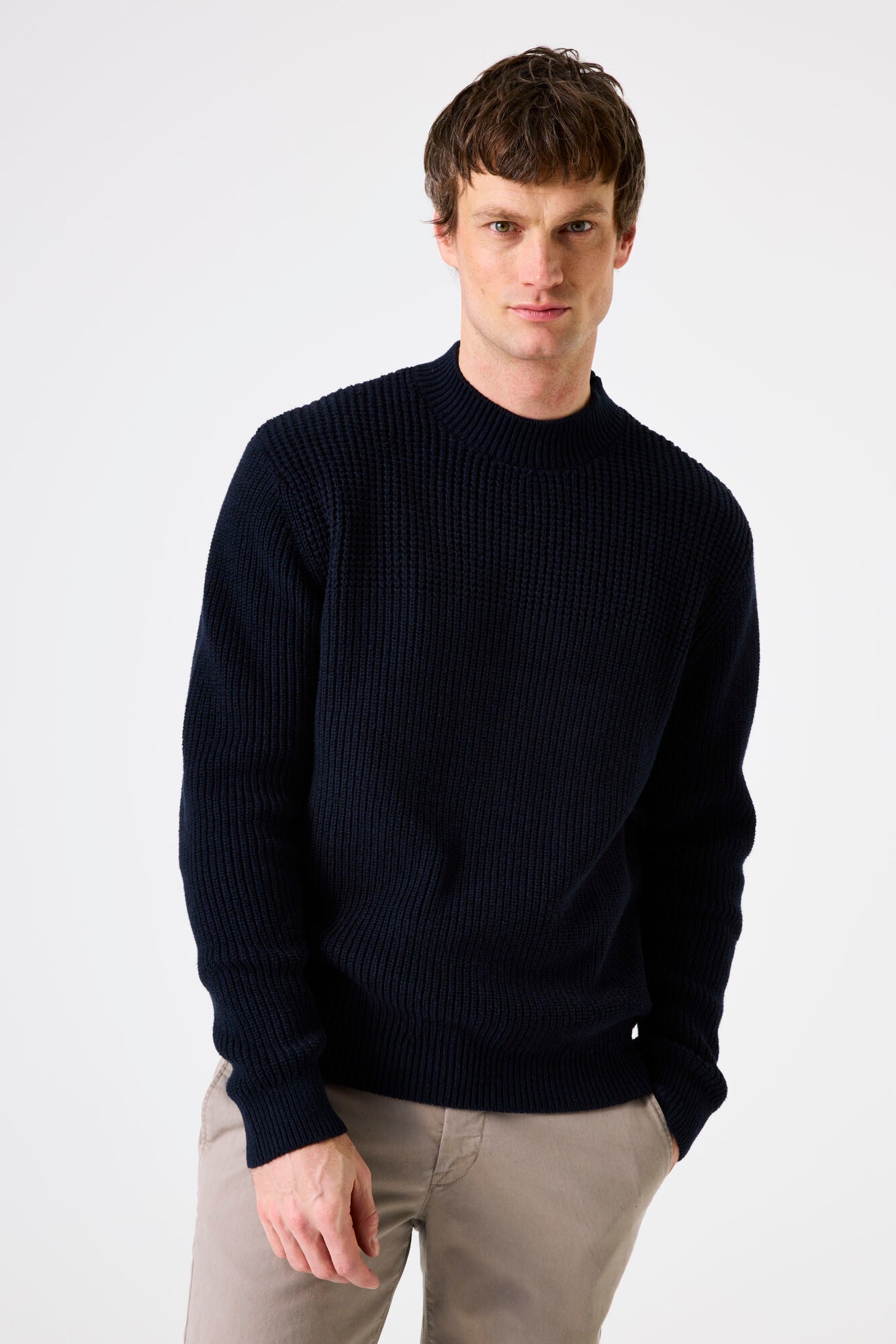 J51041 men´s pullover Deep Ink