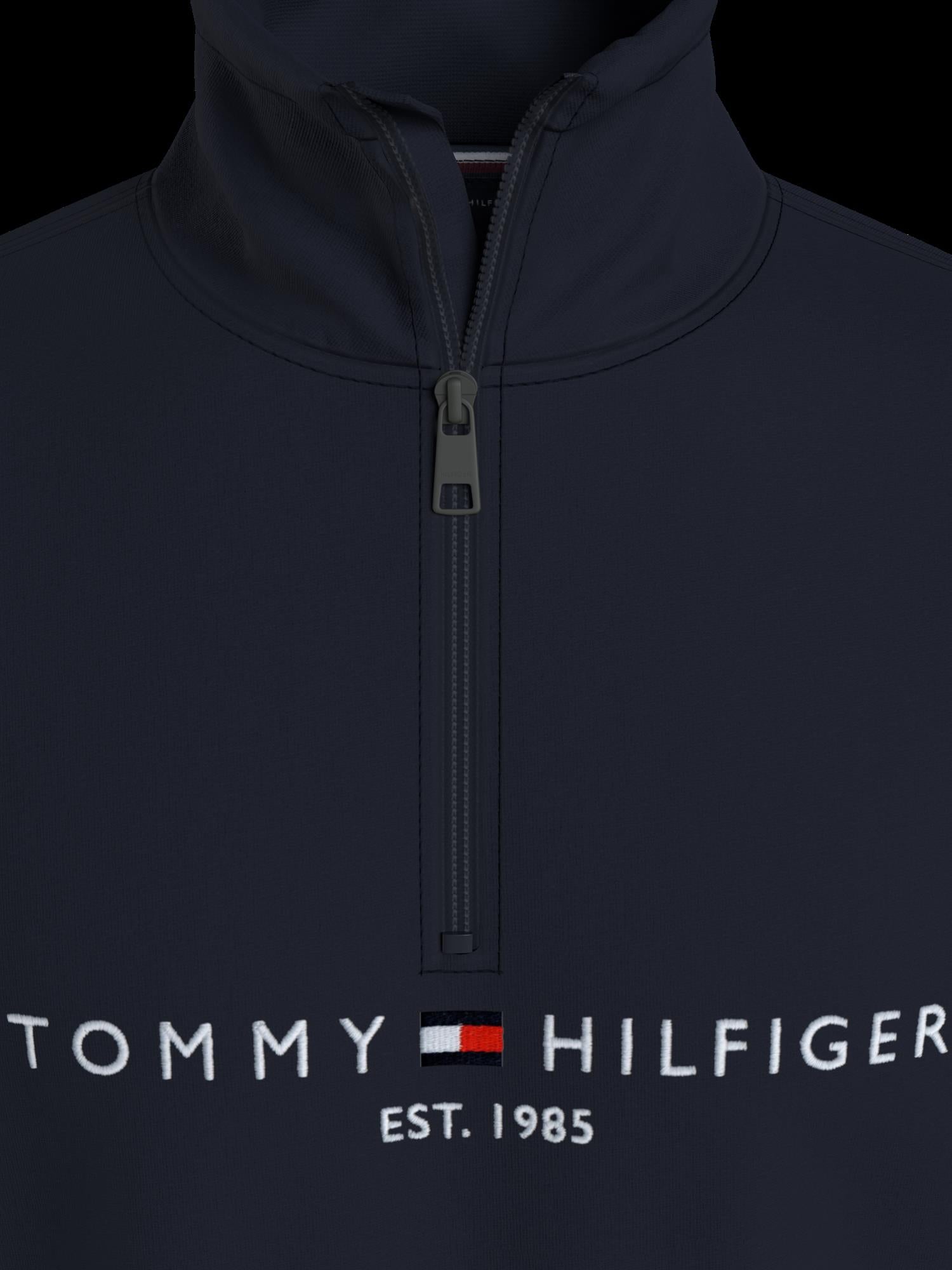 Tommy Logo Mockneck Desert Sky