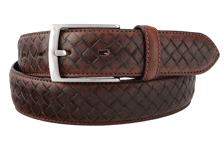 Leather belt Brown
