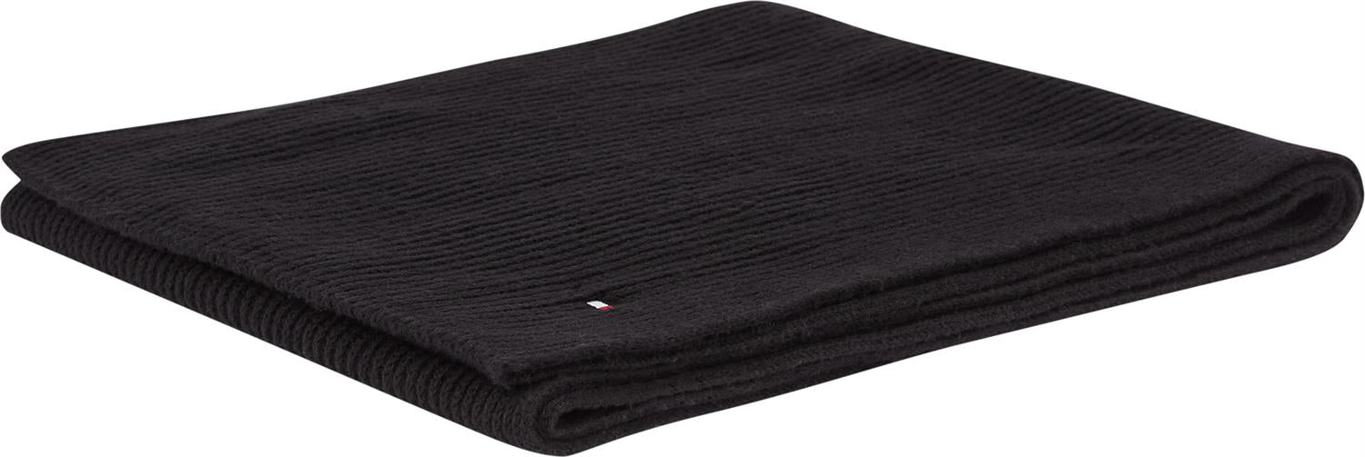 Th Flag Pima Cotton Cash Scarf Black