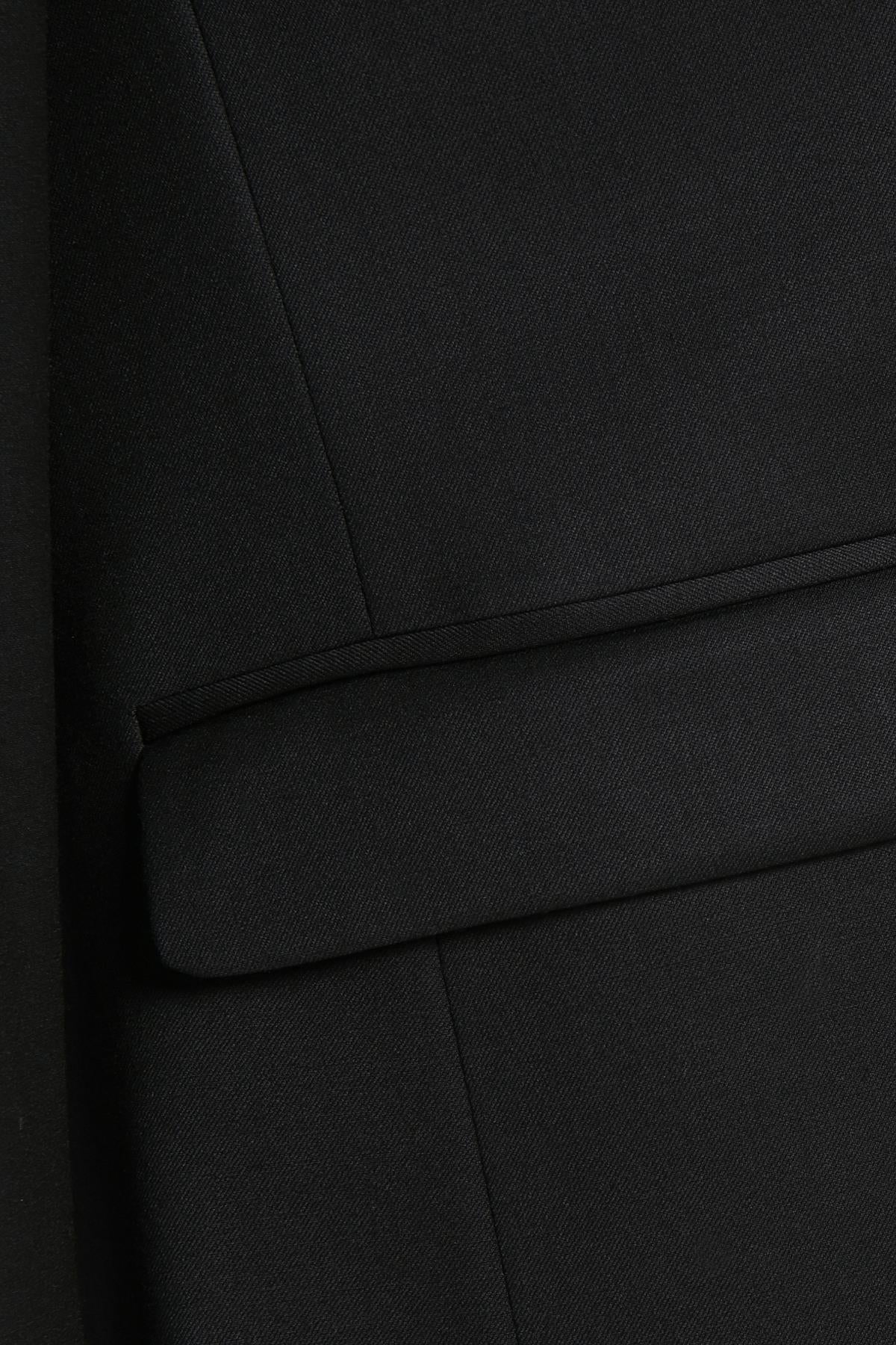 George F Stretch Suit Blazer Black