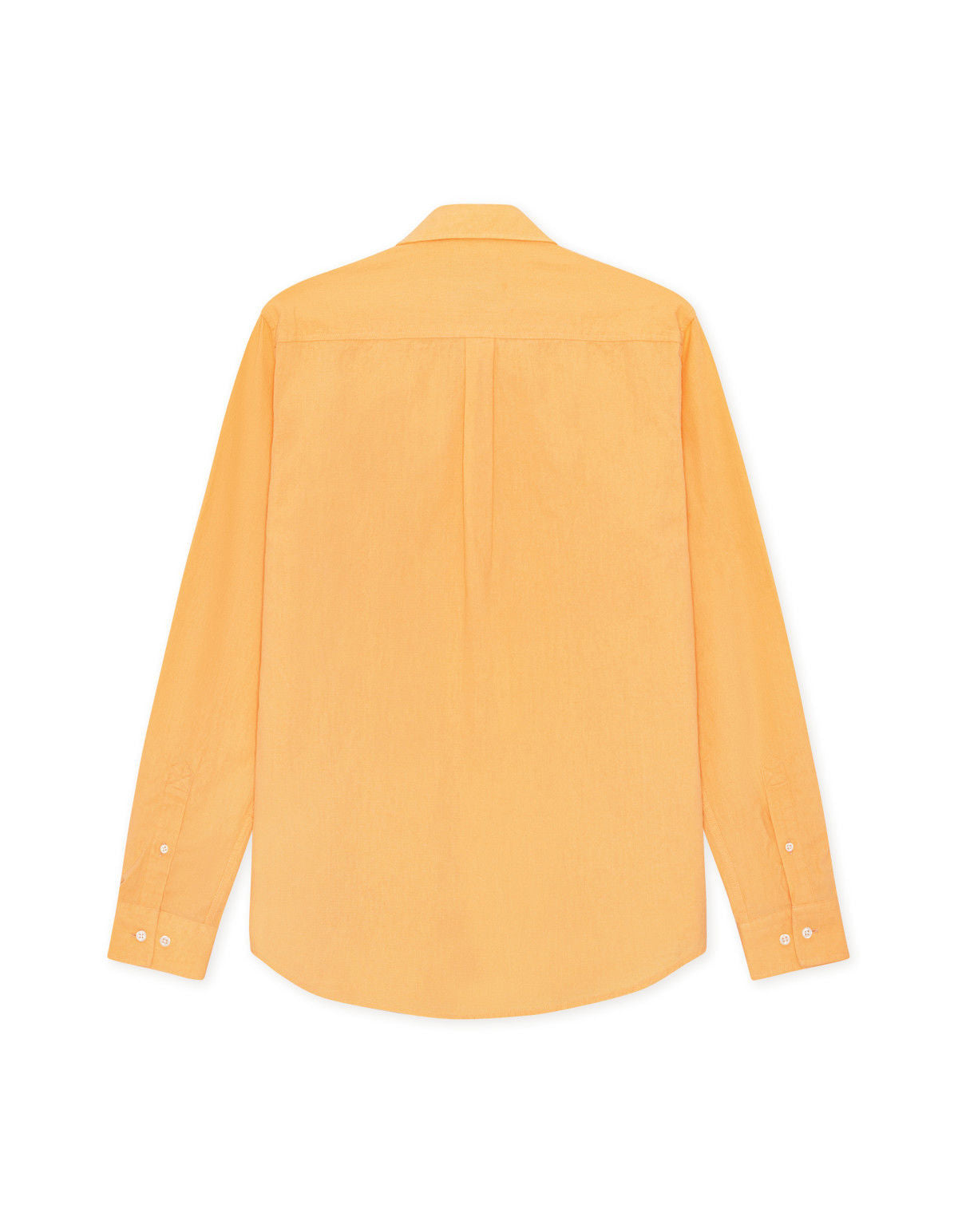 Cotton-Linen Shirt Apricot Cream Orange