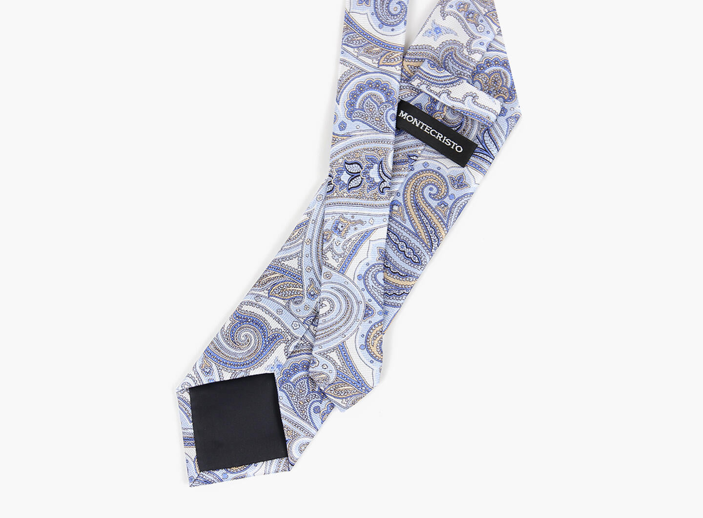 Montecristo 100% silke slips 7,6 cm Light Blue