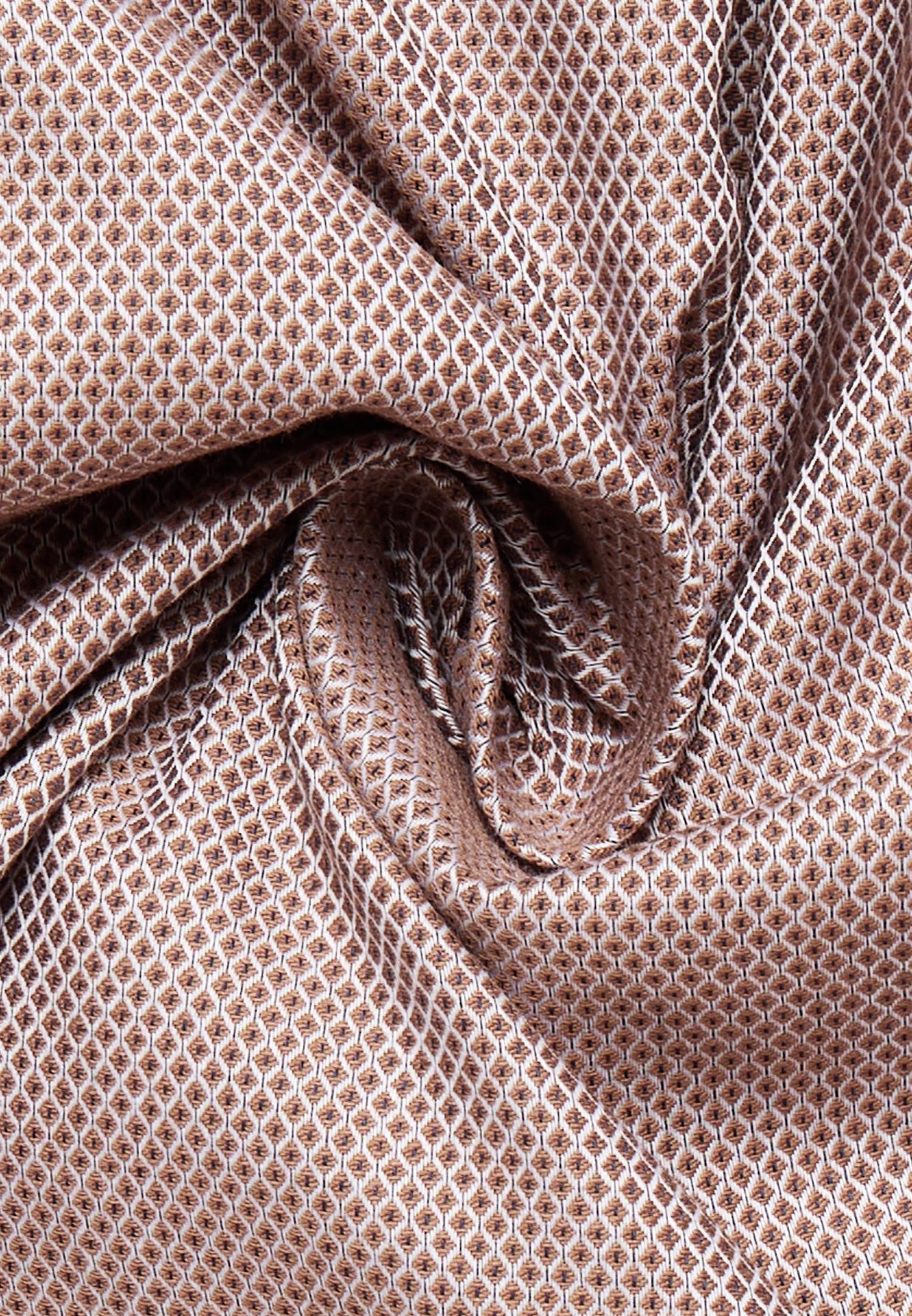 Basic Slim Shirt l/s F171 Brown