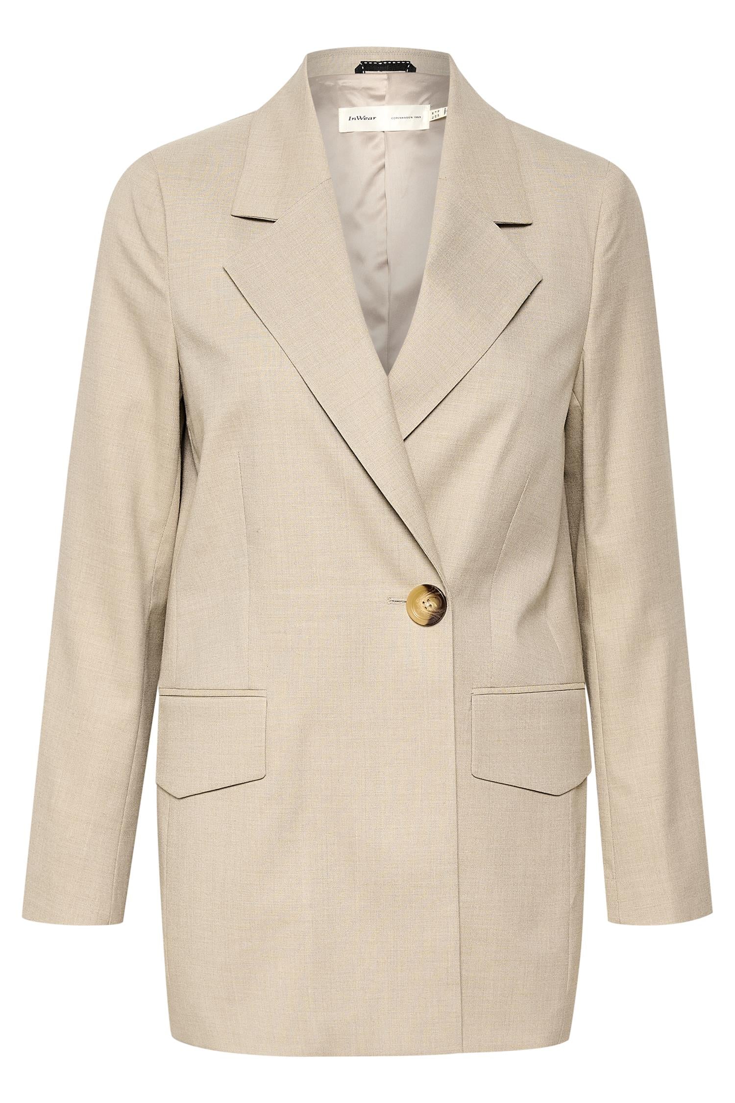 WaiIW Blazer Mocha Grey Melange