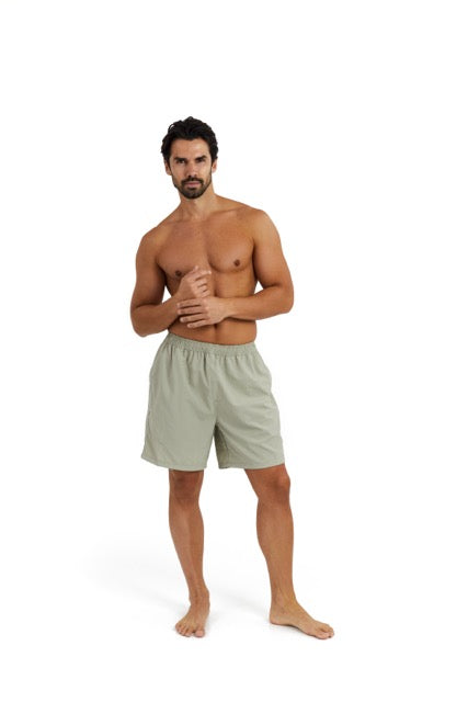 Regular solid swimshort Cement