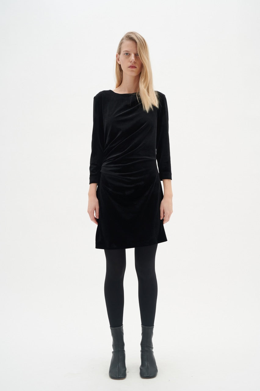 NisasIW Short Dress Black