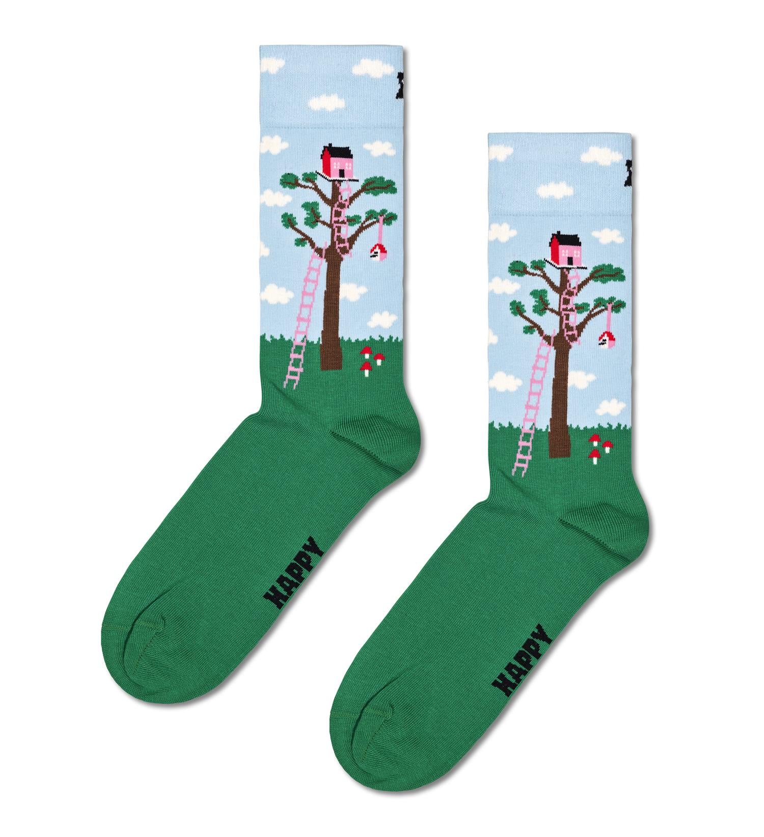 Treehouse Sock Green