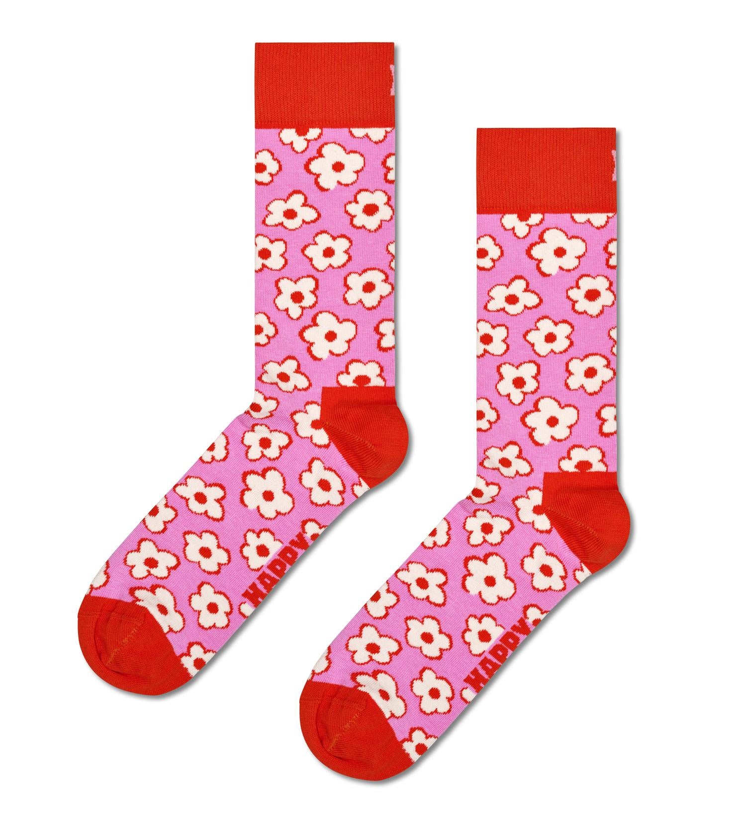 Flower Sock Pink