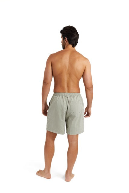 Regular solid swimshort Cement