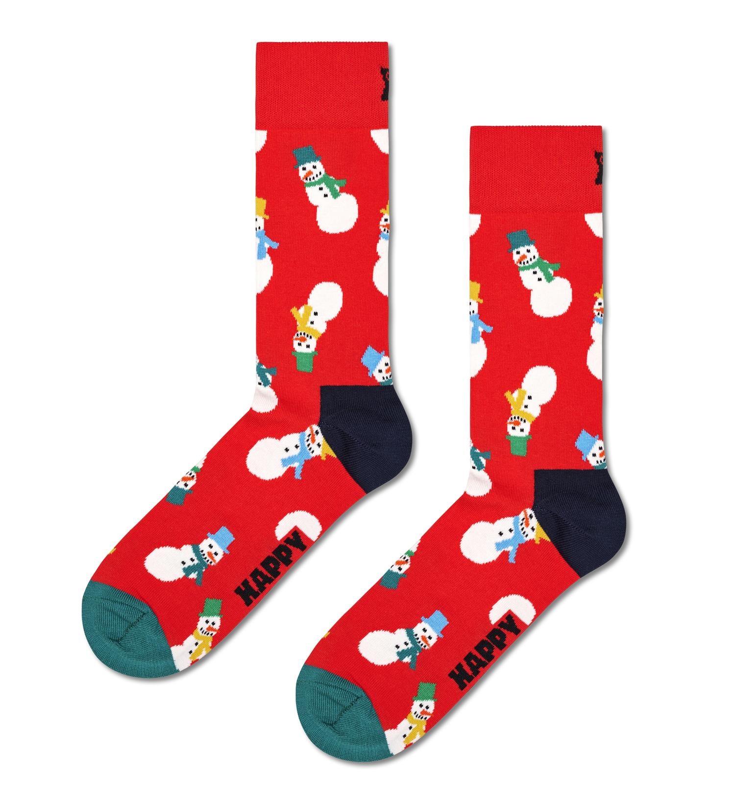3-Pack Snowman Socks Gift Set str 41-46 Navy