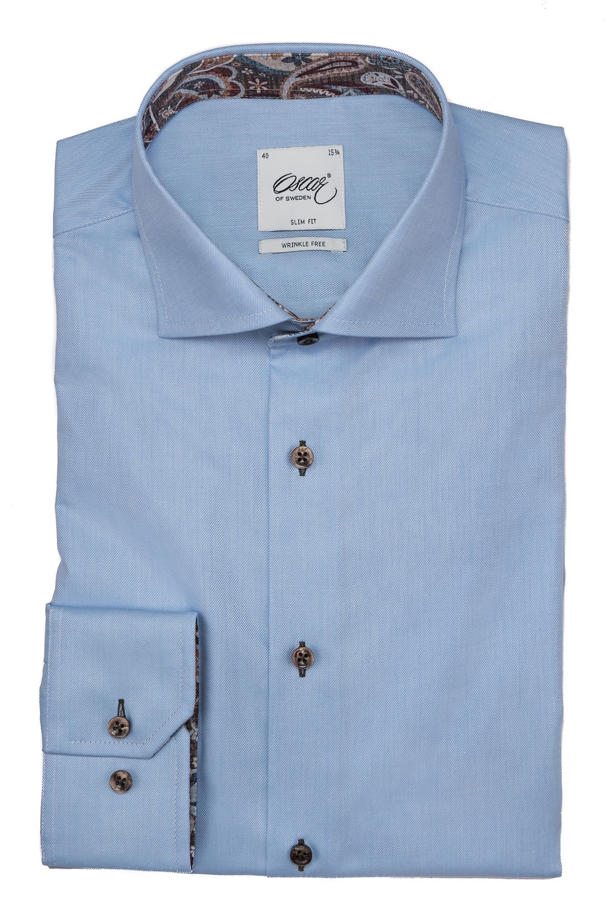 Shirt with contrast 05 SN Lt Blue