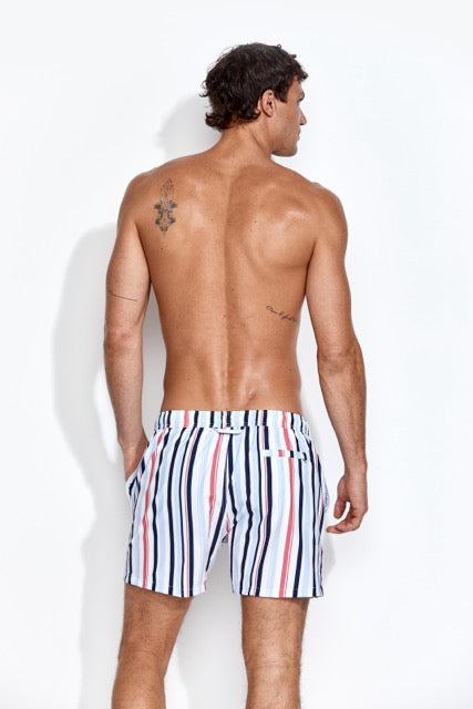 Classic Stripe Swimshort Multistripe