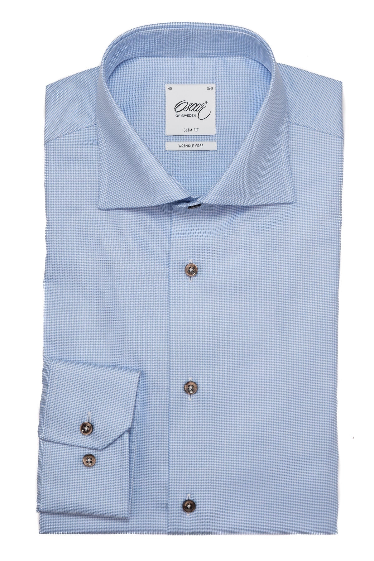 Light blue slim fit shirt SN 35 Light Blue