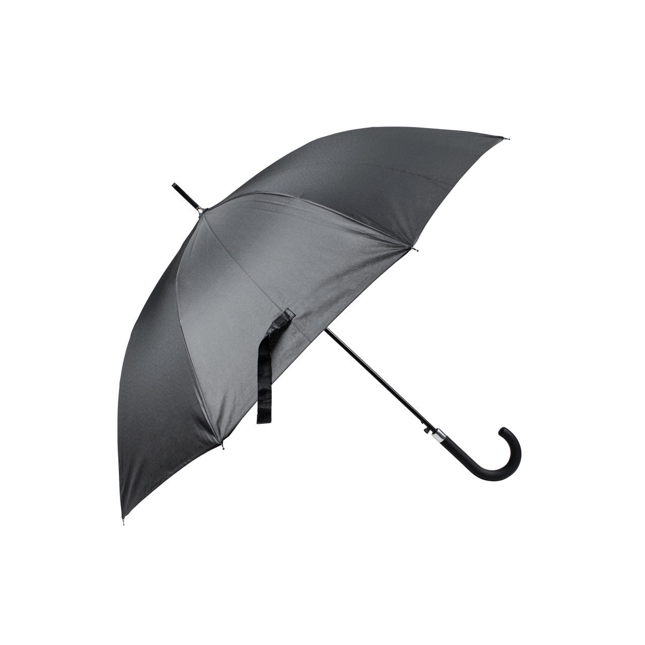 Umbrella Long Rubberhandle Black