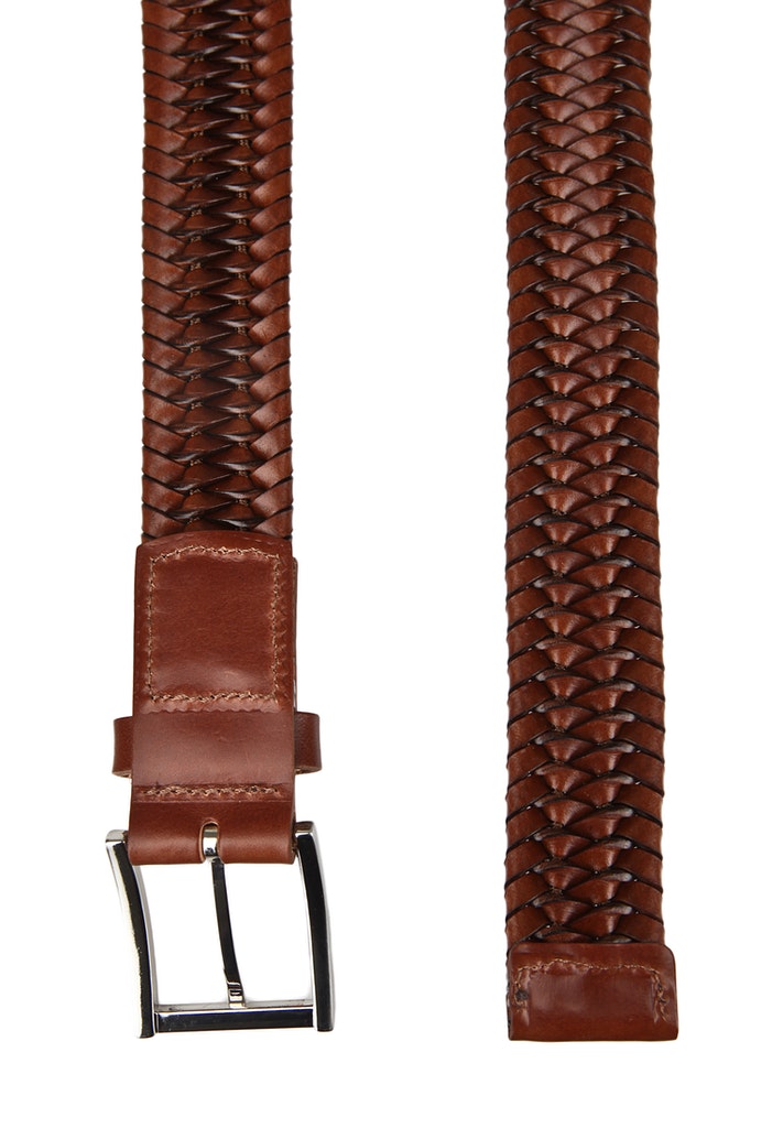 Men`s belt Cognac