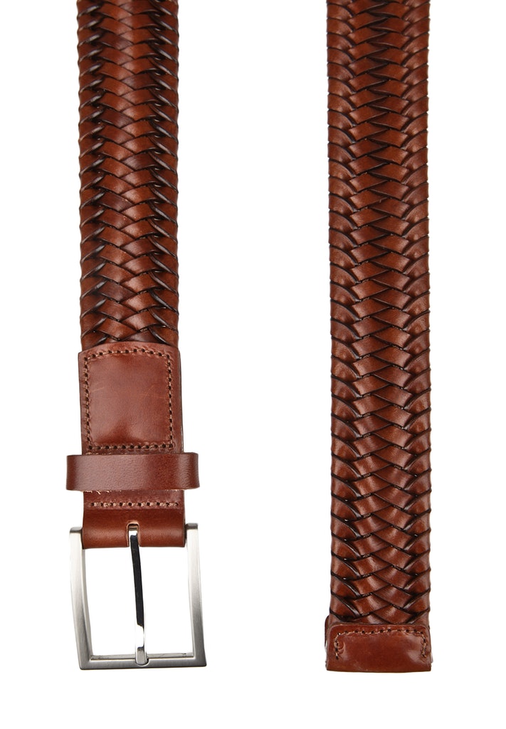 Men`s belt Cognac