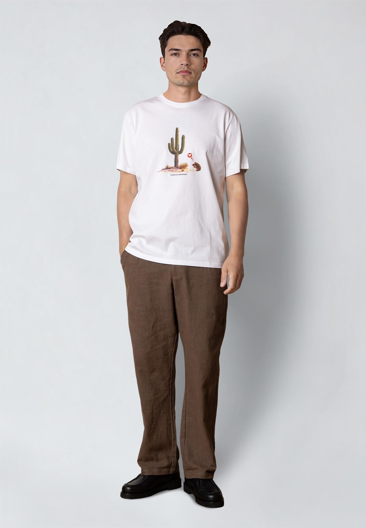 Cactus Love T-Shirt White