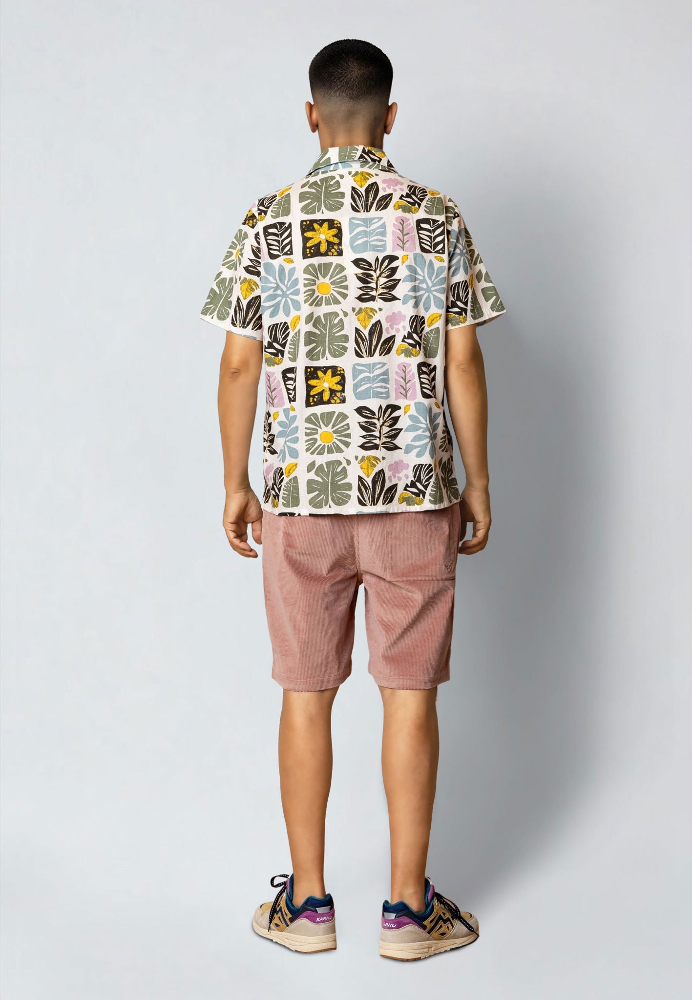 Fox Corduroy Shorts Violet Ice