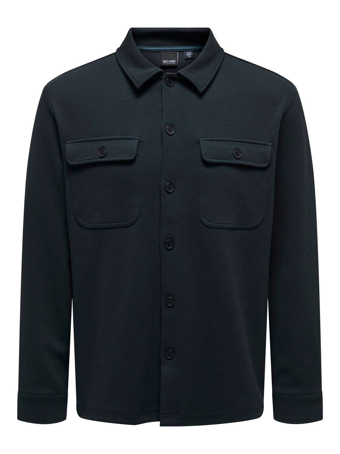 Onsnewkodyl Overshirt Sweat Noos Dark Navy