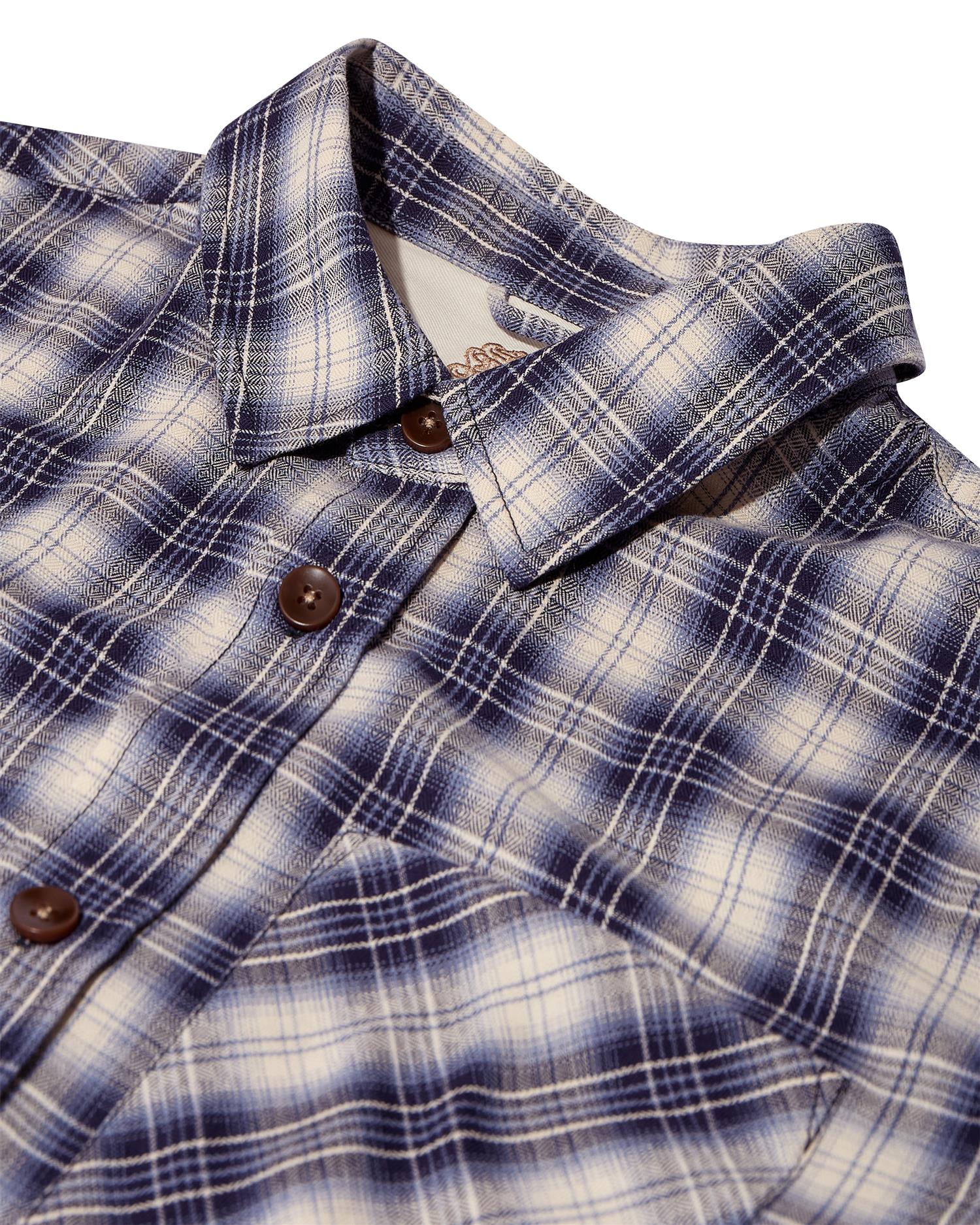 Mmgdavid Spring Check Shirt Estate Blue