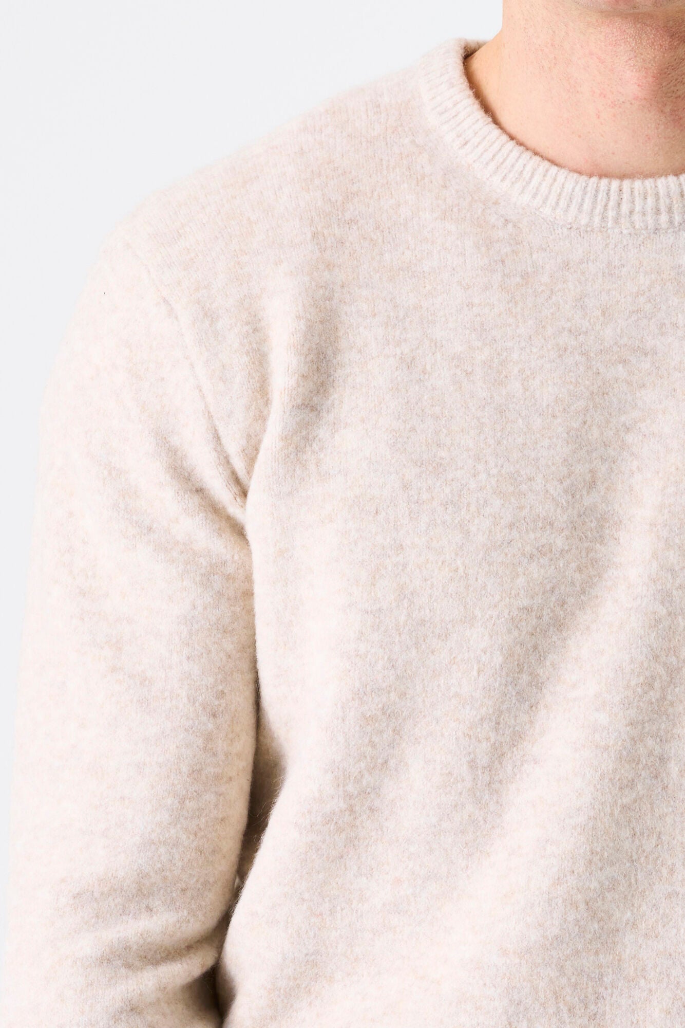 J51049 men´pullover Cream Melee