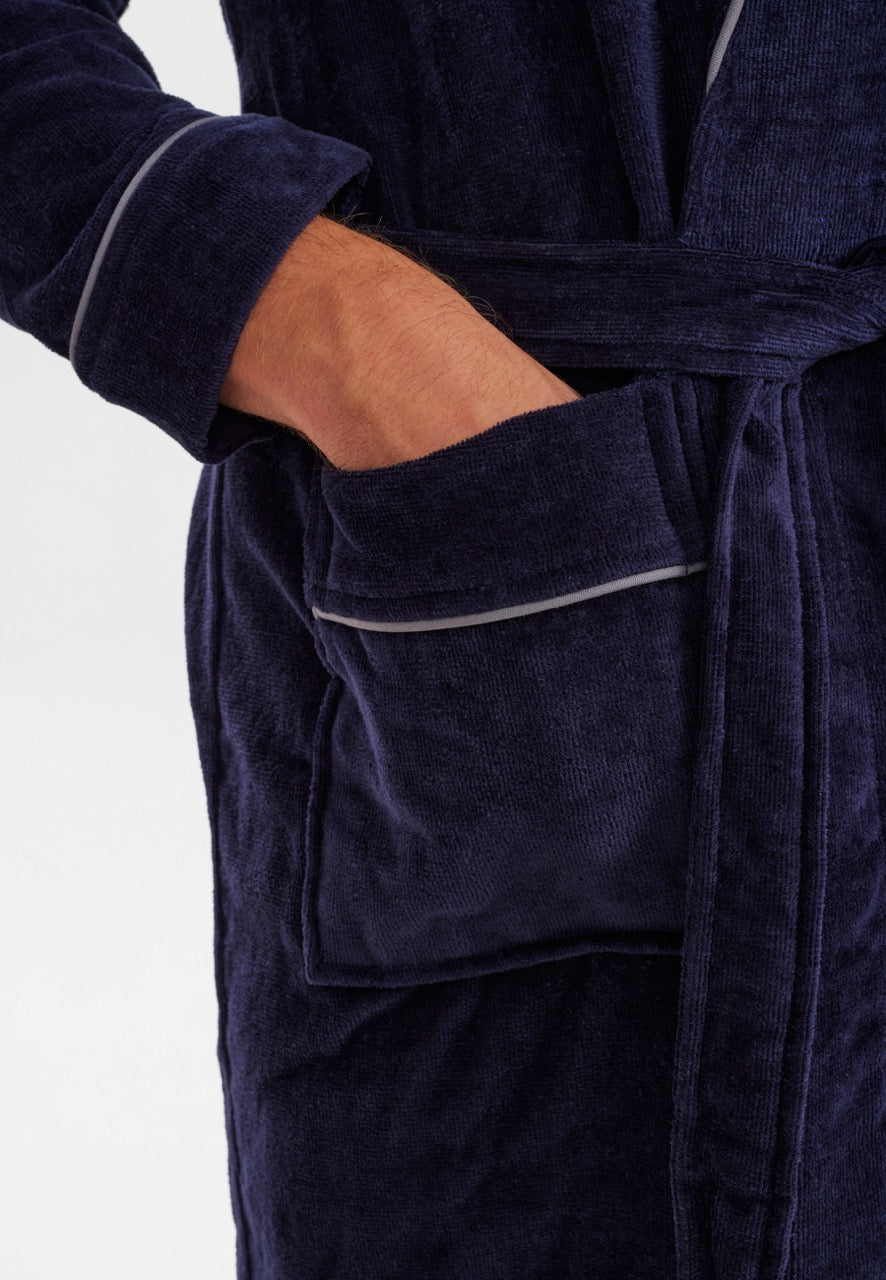 JBS Bathrobe Navy